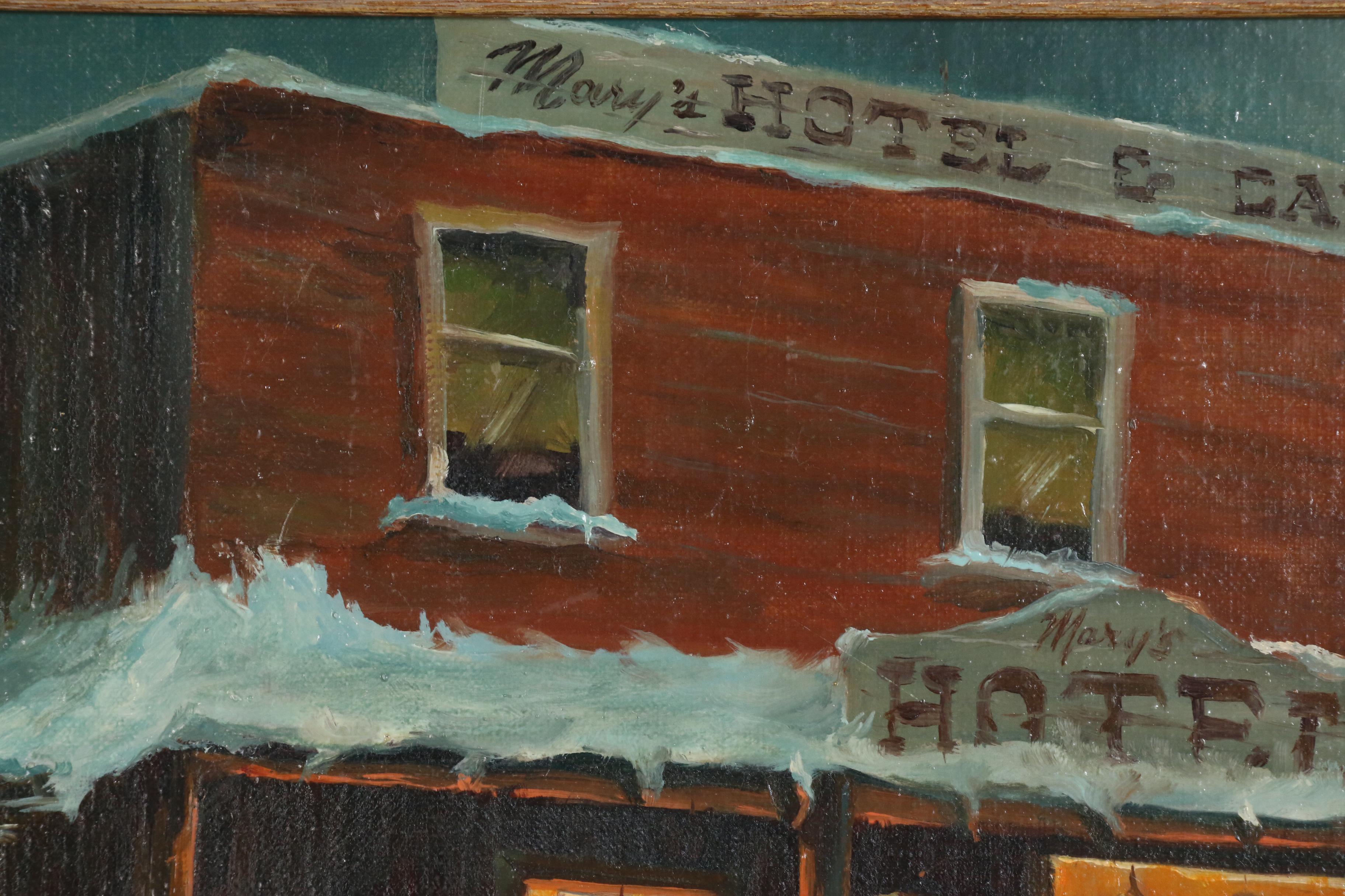 Gary Lynn Roberts Oil Painting "Morning Activity", 1976