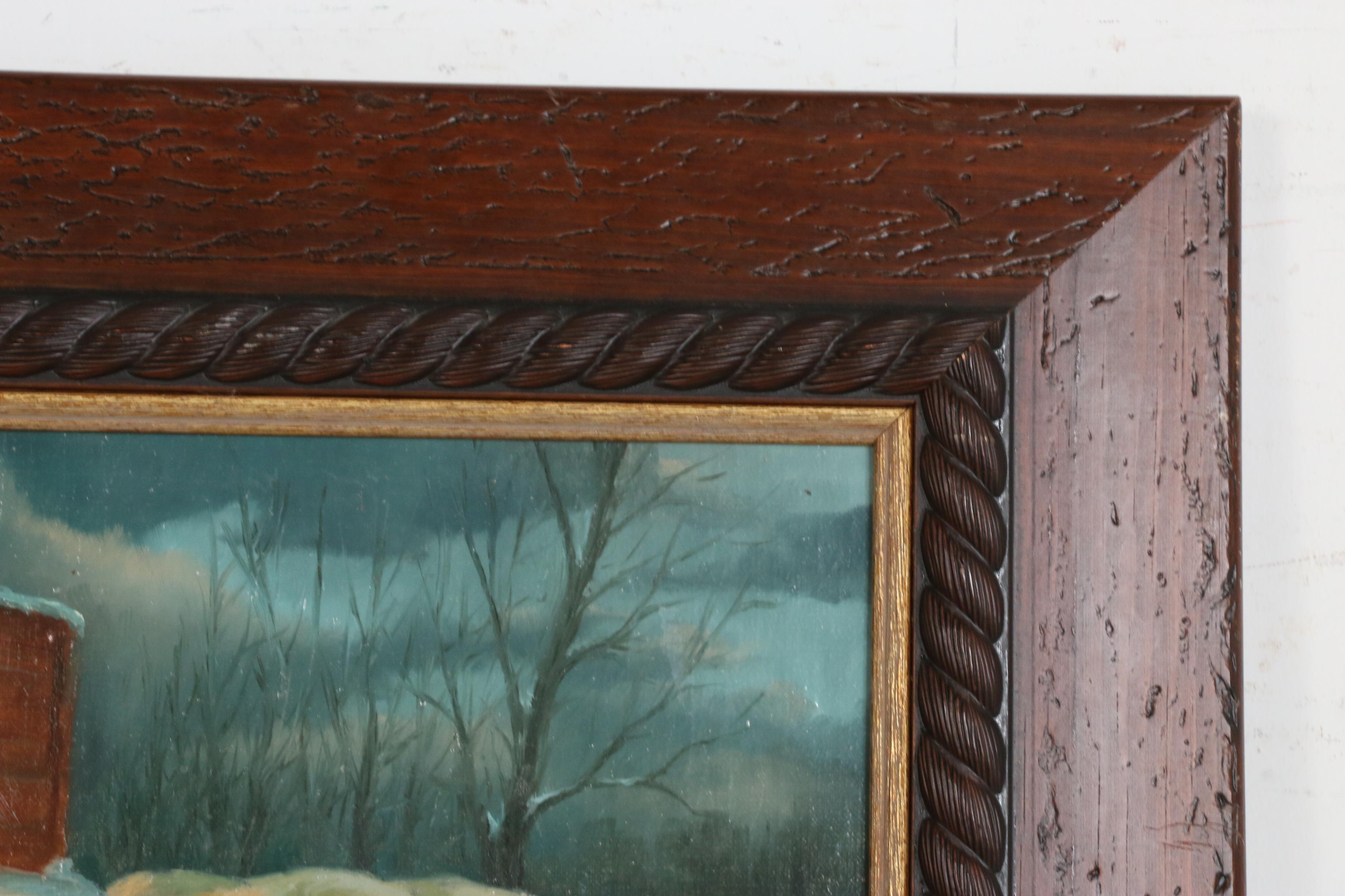 Gary Lynn Roberts Oil Painting "Morning Activity", 1976