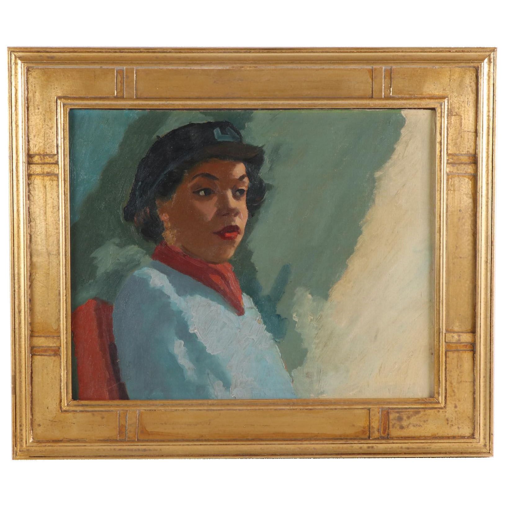 Oil Painting Portrait of Chloe Anthony Wofford (Toni Morrison)