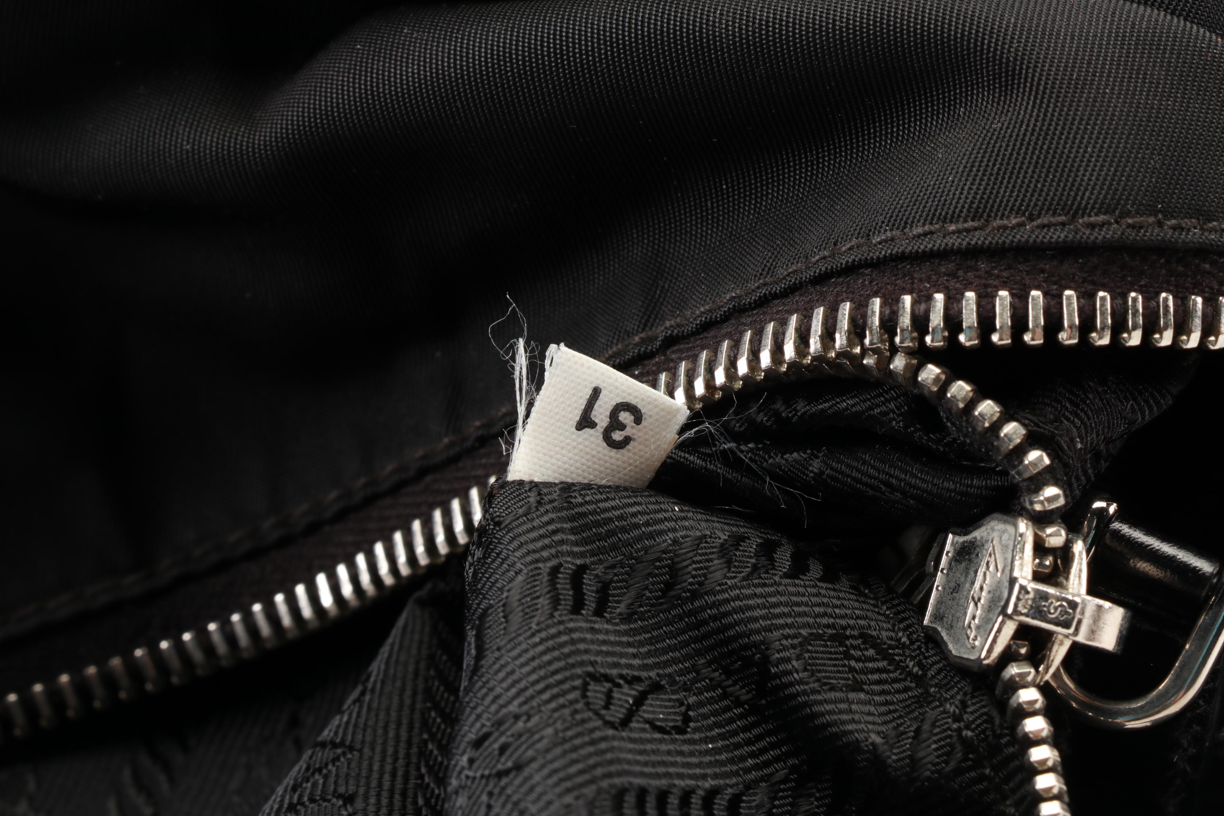 Prada Two-Way Demi Satchel in Black Tessuto Nylon and Leather