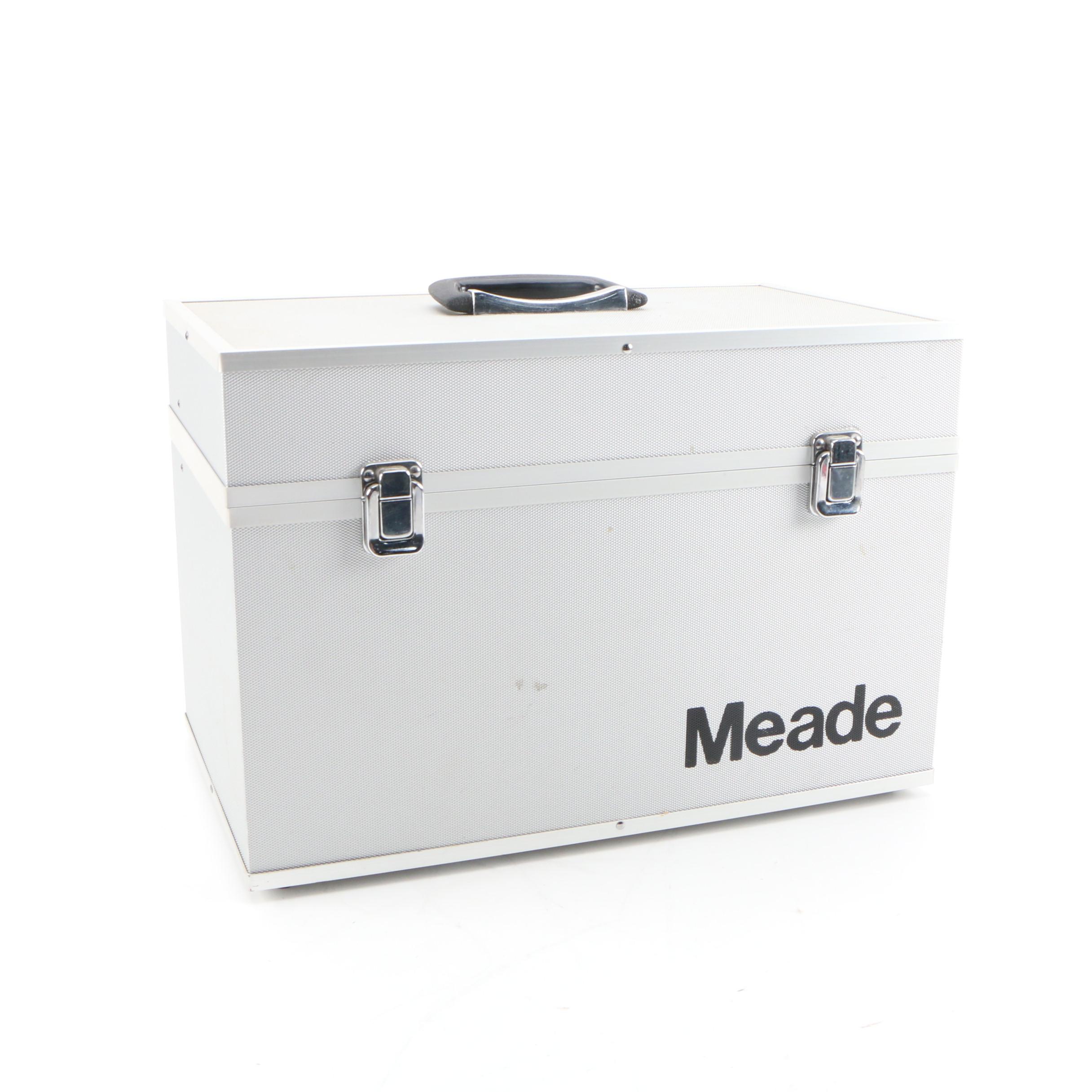 Meade Model 2045 4" Schmidt-Cassegrain Telescope with Case, Late 20th Century