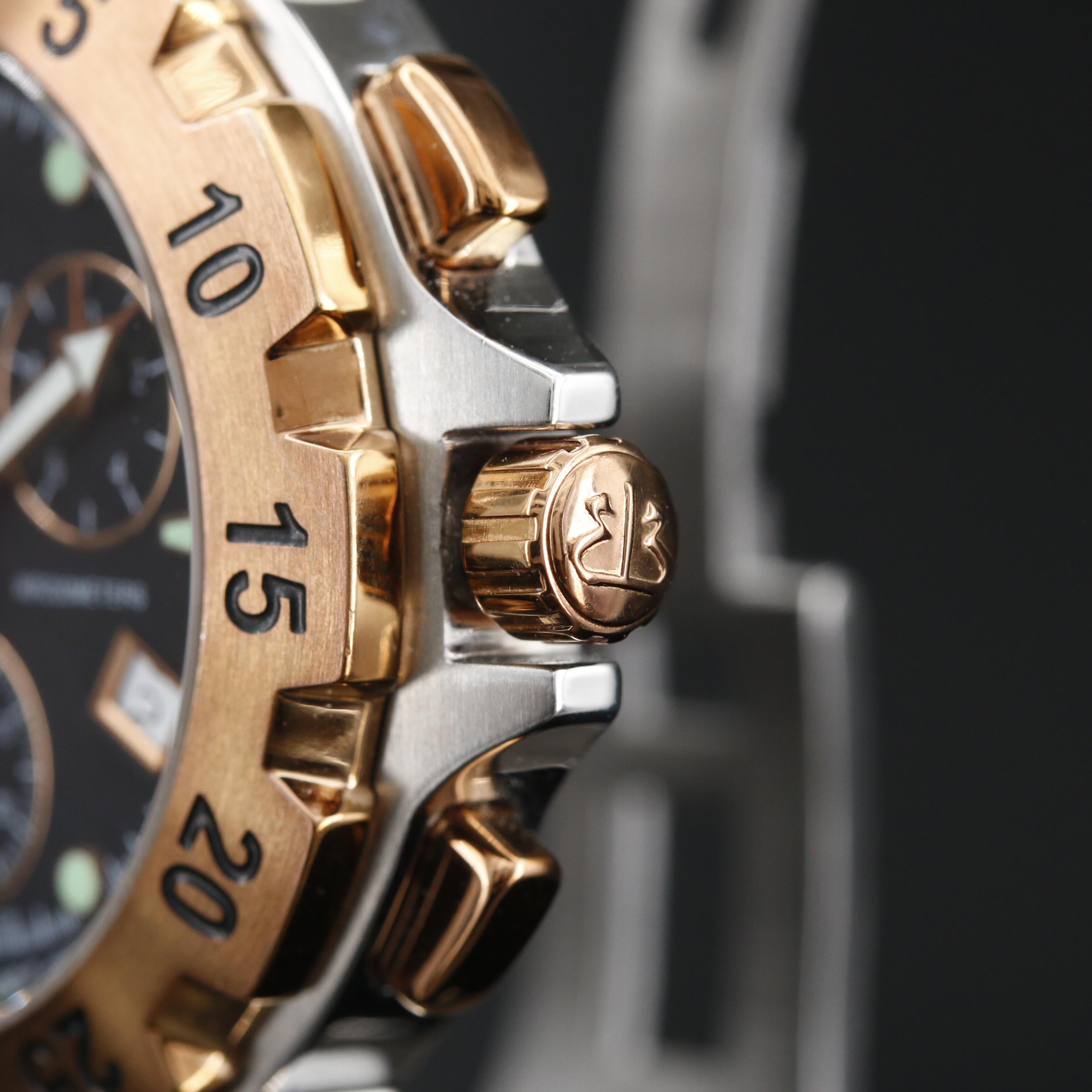 Burett Neo Abyss Chronograph Two Tone Stainless Steel Quartz Watch