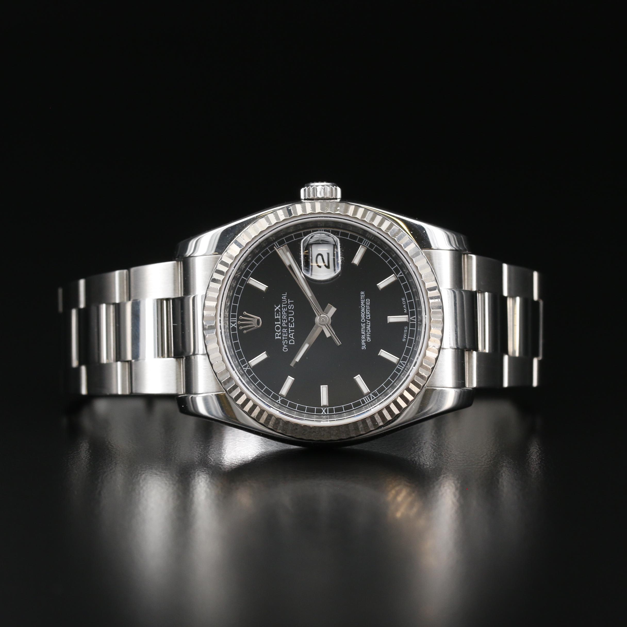 2007 Rolex Datejust 18K Gold and Stainless Steel Automatic Watch