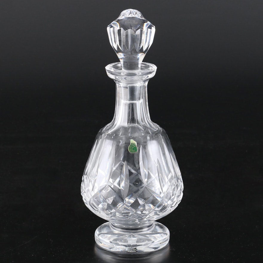 Waterford Crystal "Lismore" Footed Brandy Decanter with Stopper