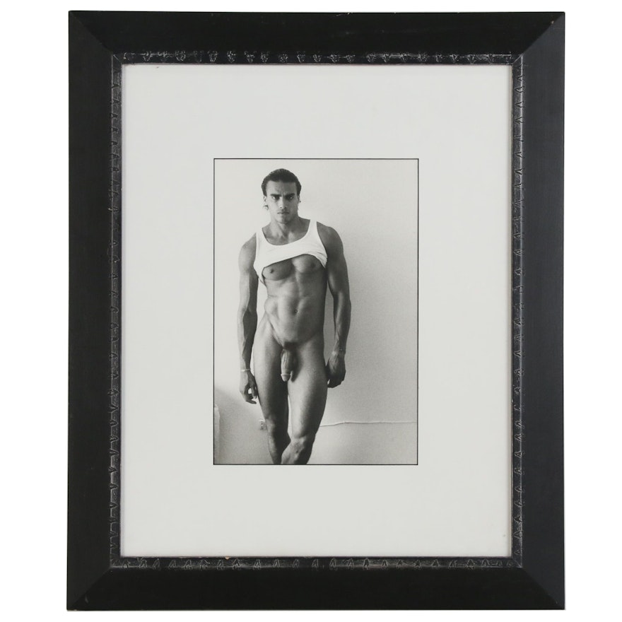 Dick Sweet Figural Photograph of Standing Male Nude