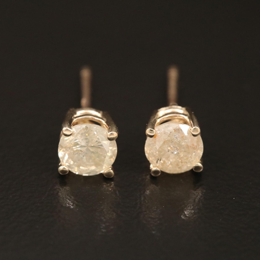 14K 0.94 CTW Diamond Stud Earrings