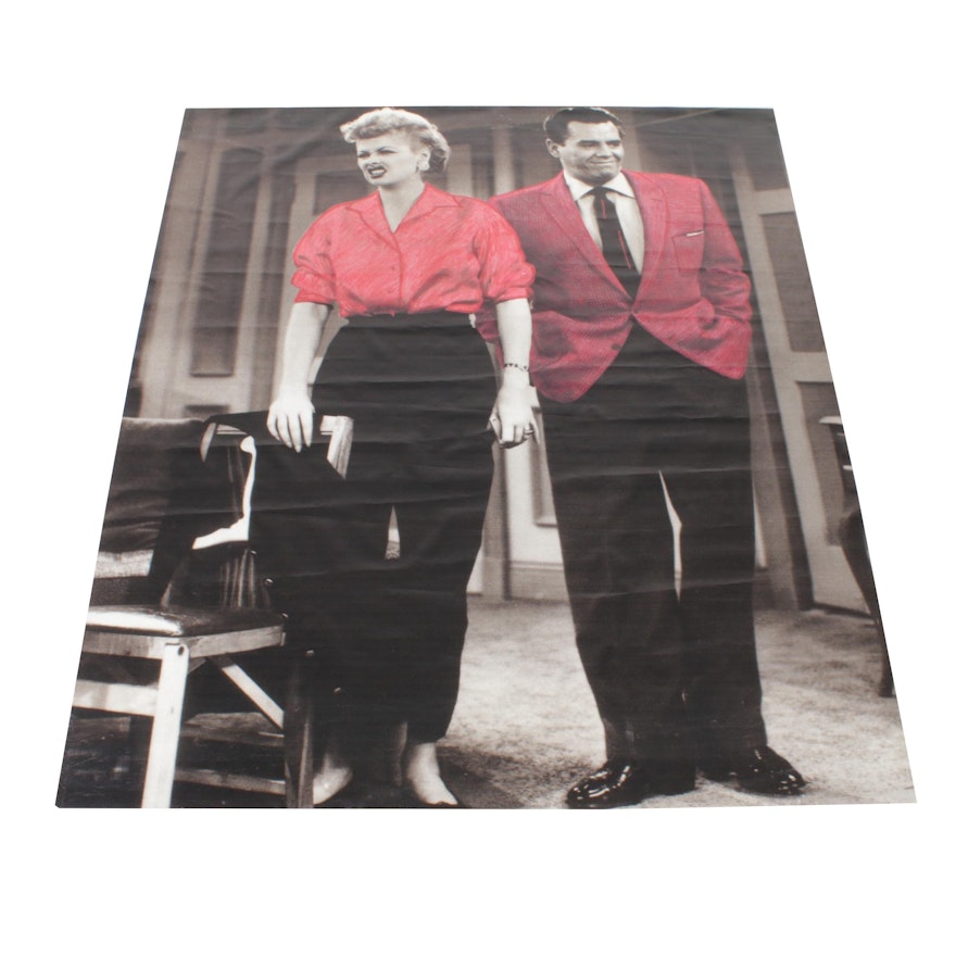 Universal Studios Giant Vinyl Graphic Backdrop Tarp from The I Love Lucy Museum