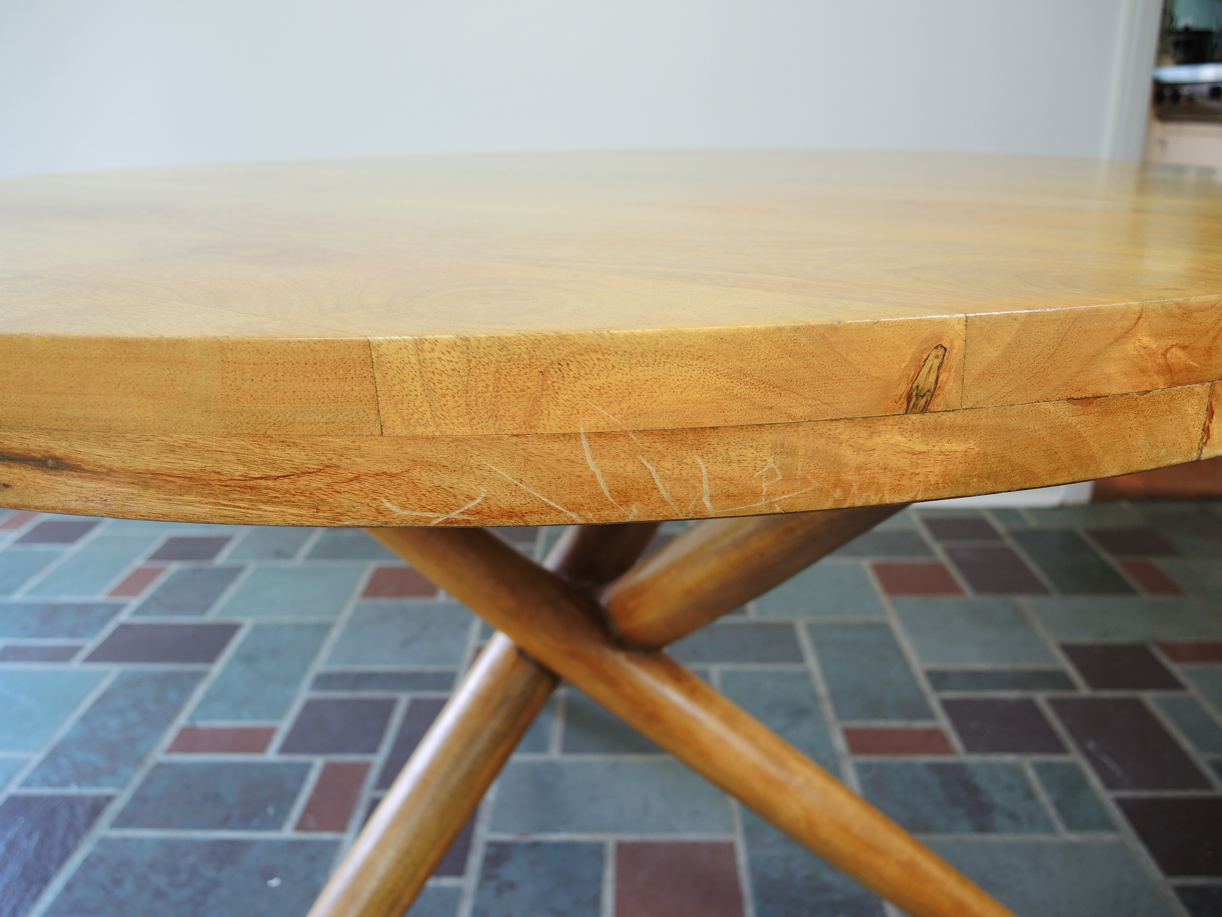 Style of T.H. Robsjohn-Gibbings Dining Table