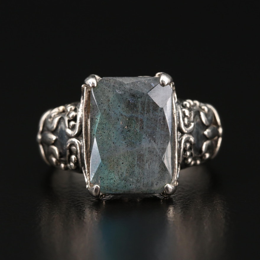 Sterling Silver Labradorite Ring