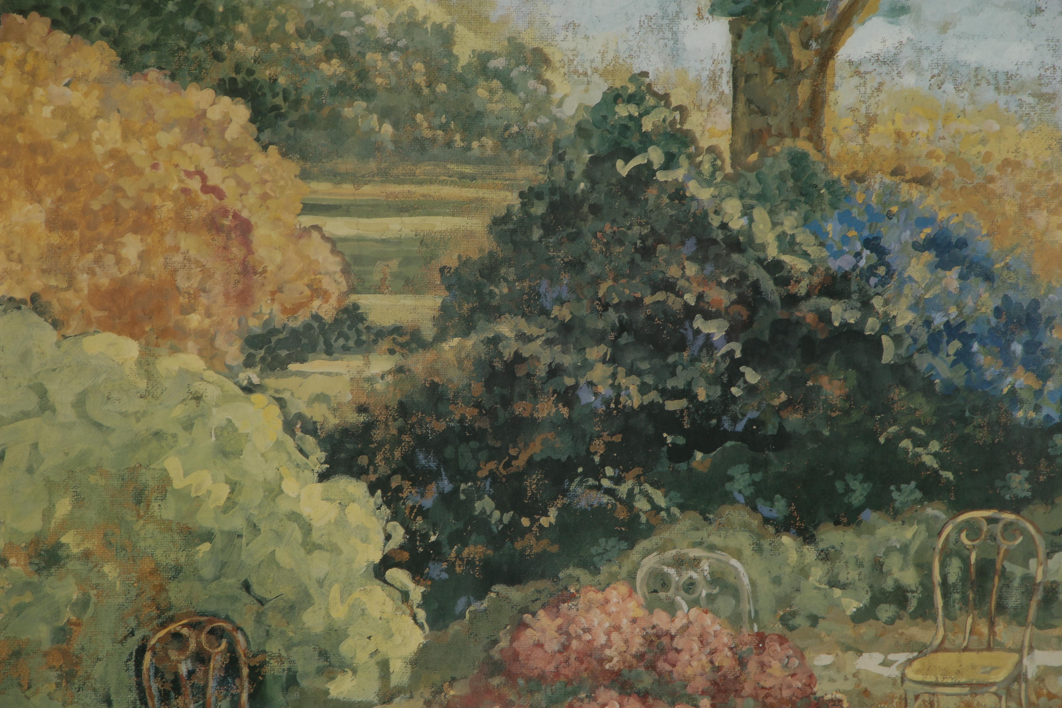 Offset Lithograph after Isabelle De Borchgrave Landscape, Late 20th Century