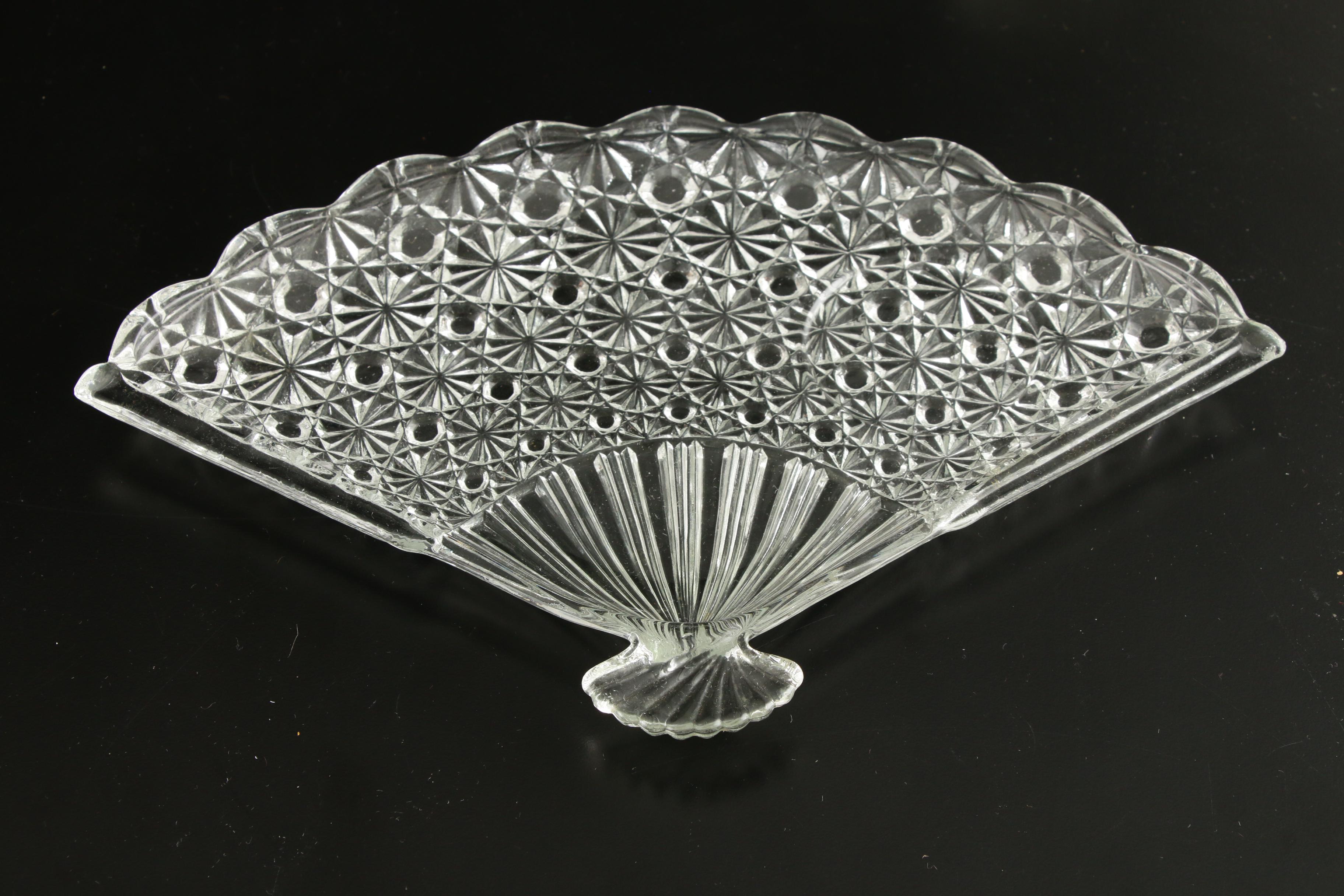 L.G. Wright "Daisy and Hobstar" with Fostoria and Other Cut Glass Stemware