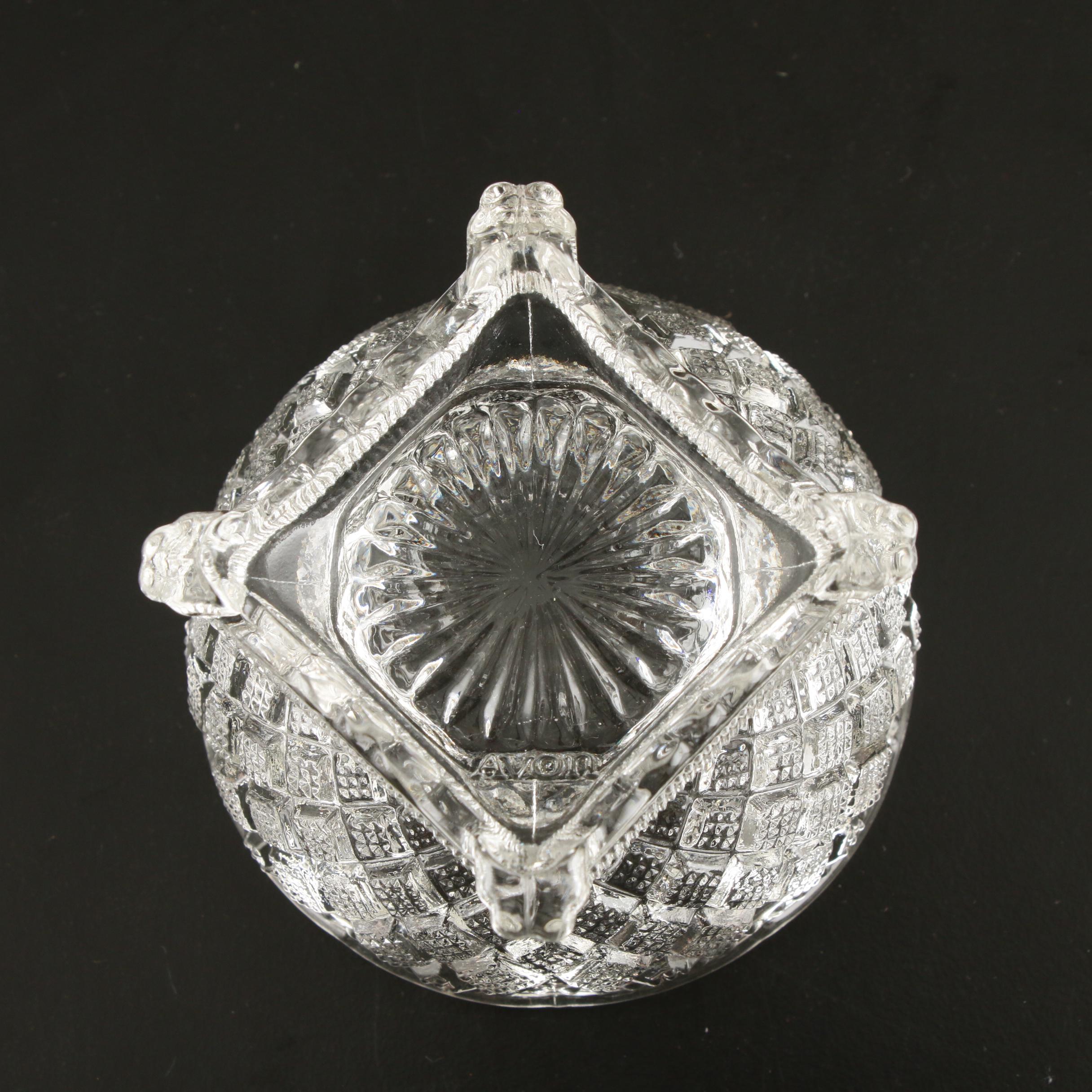 L.G. Wright "Daisy and Hobstar" with Fostoria and Other Cut Glass Stemware