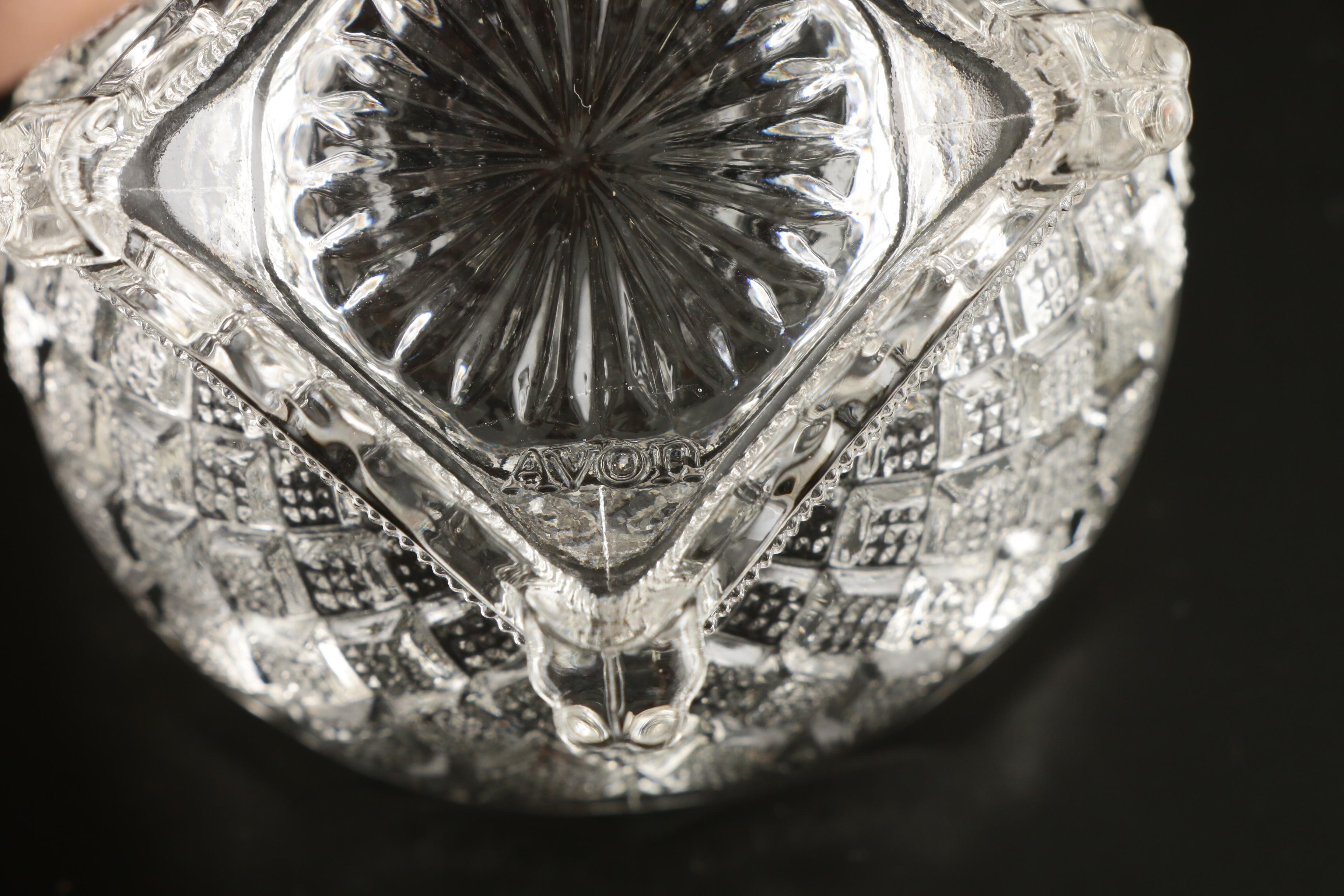 L.G. Wright "Daisy and Hobstar" with Fostoria and Other Cut Glass Stemware