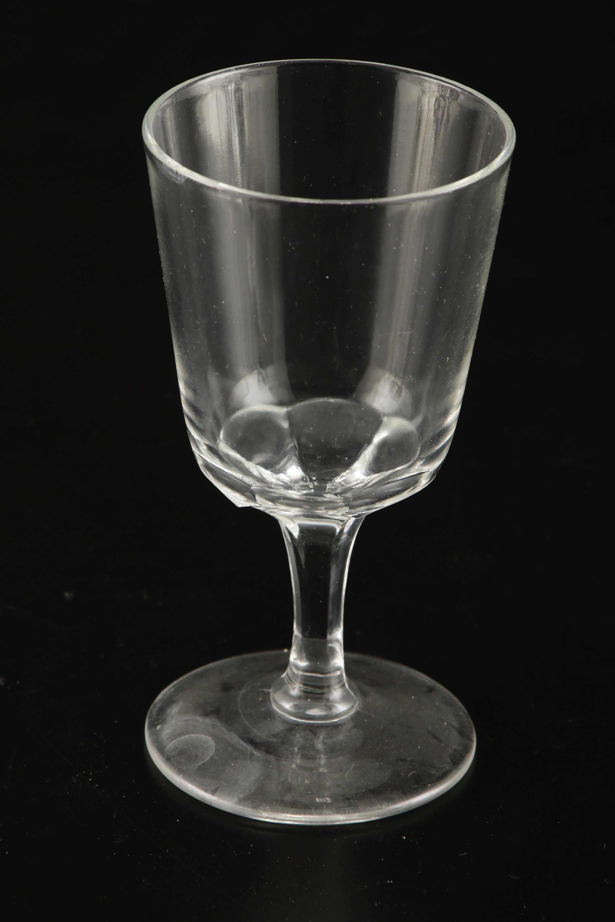 L.G. Wright "Daisy and Hobstar" with Fostoria and Other Cut Glass Stemware