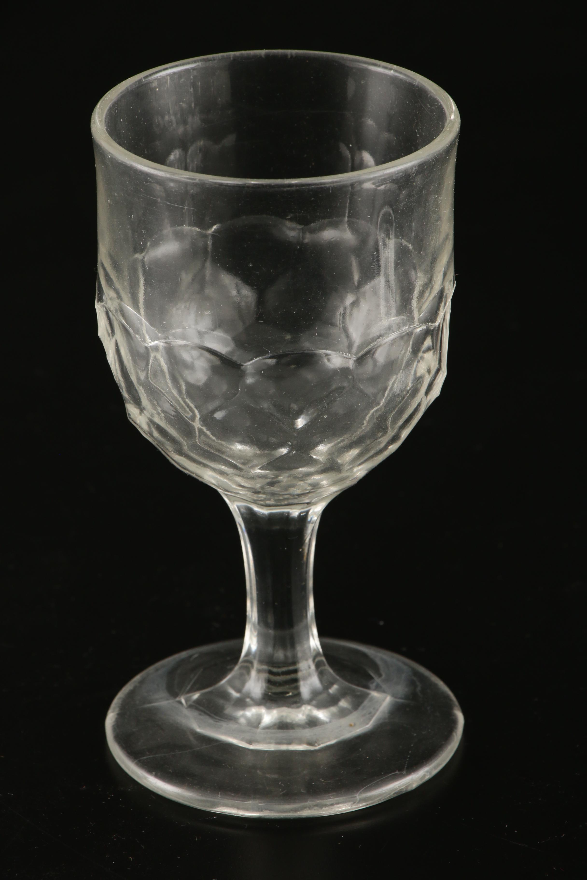 L.G. Wright "Daisy and Hobstar" with Fostoria and Other Cut Glass Stemware