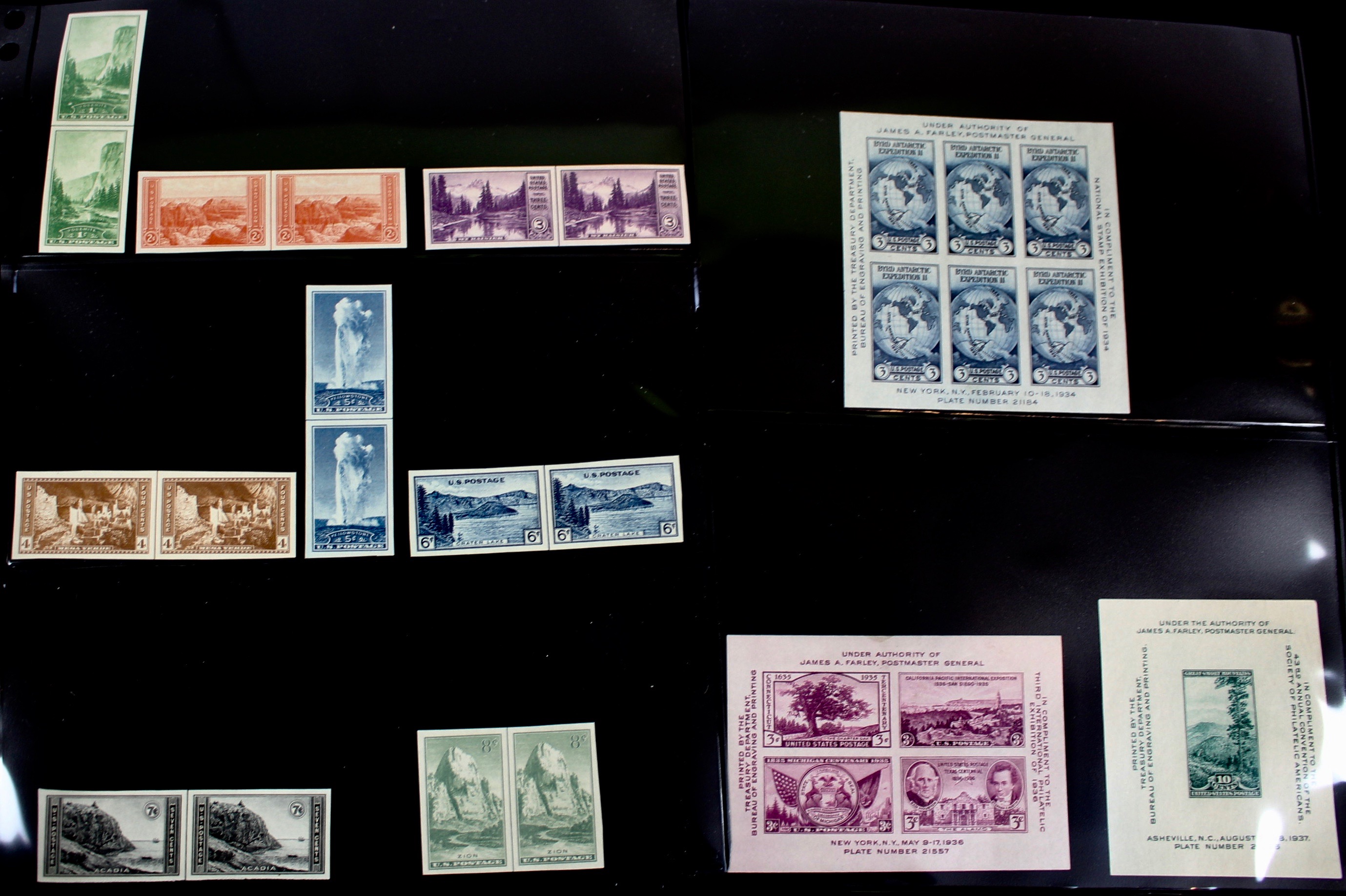 James A. Farley Postmaster General Stamp Collection, 1930s