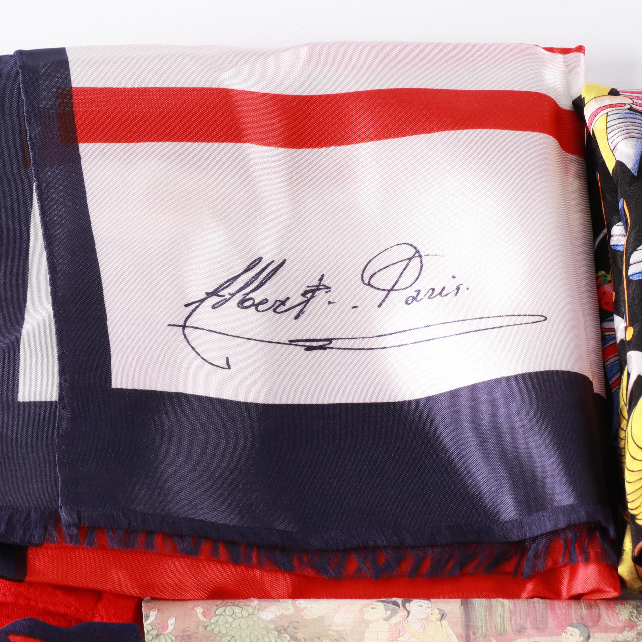 Nicole Miller, Jim Thompson Thai Silk, Symphony, Albert Paris and More Scarves