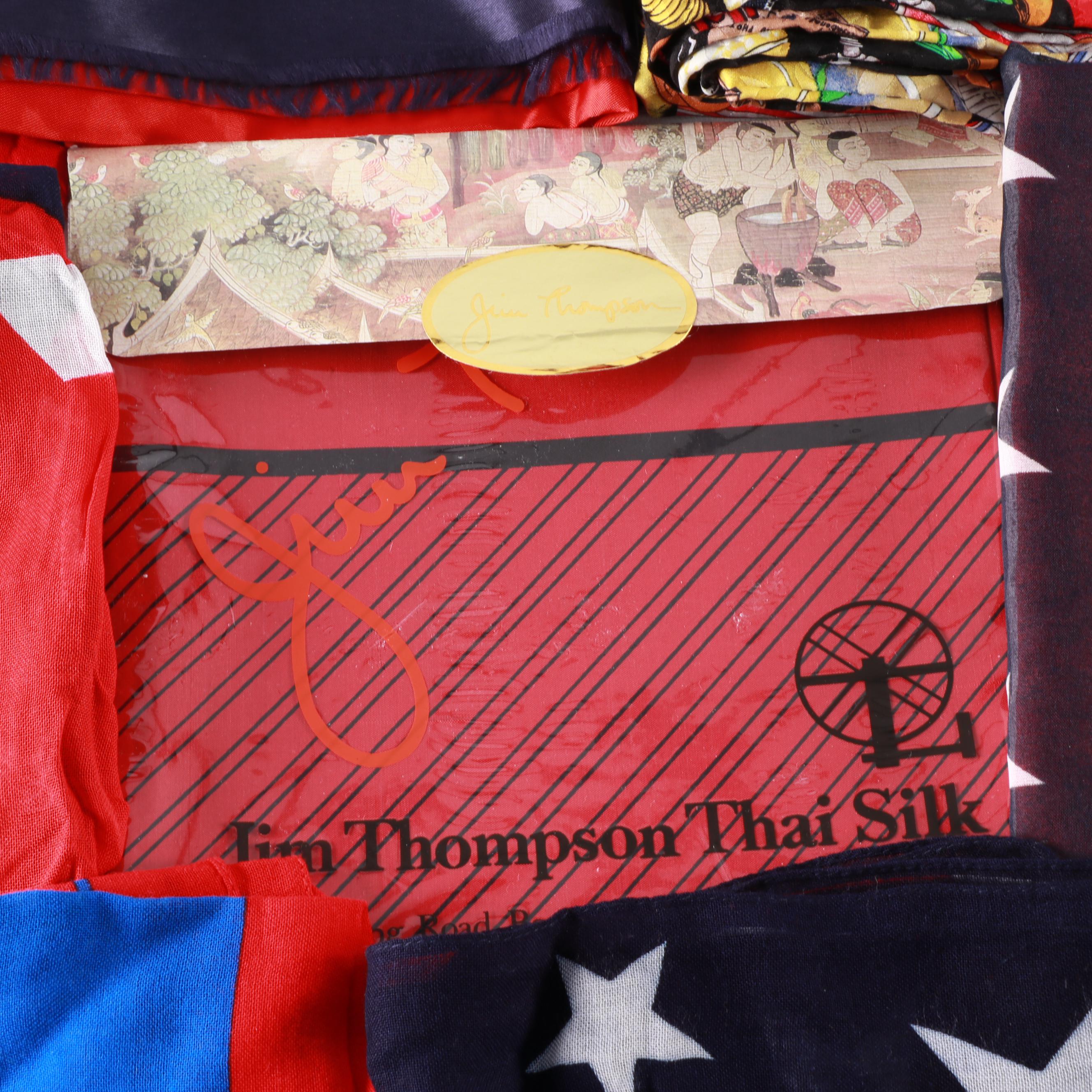 Nicole Miller, Jim Thompson Thai Silk, Symphony, Albert Paris and More Scarves