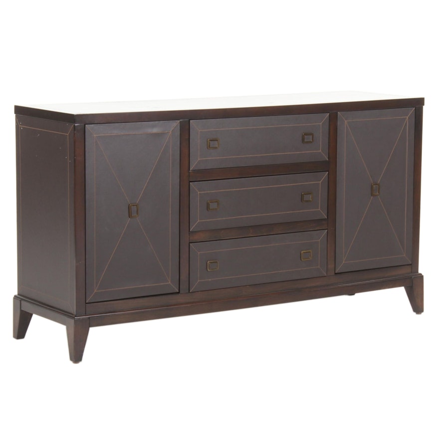 American Signature Contemporary Wood Sideboard