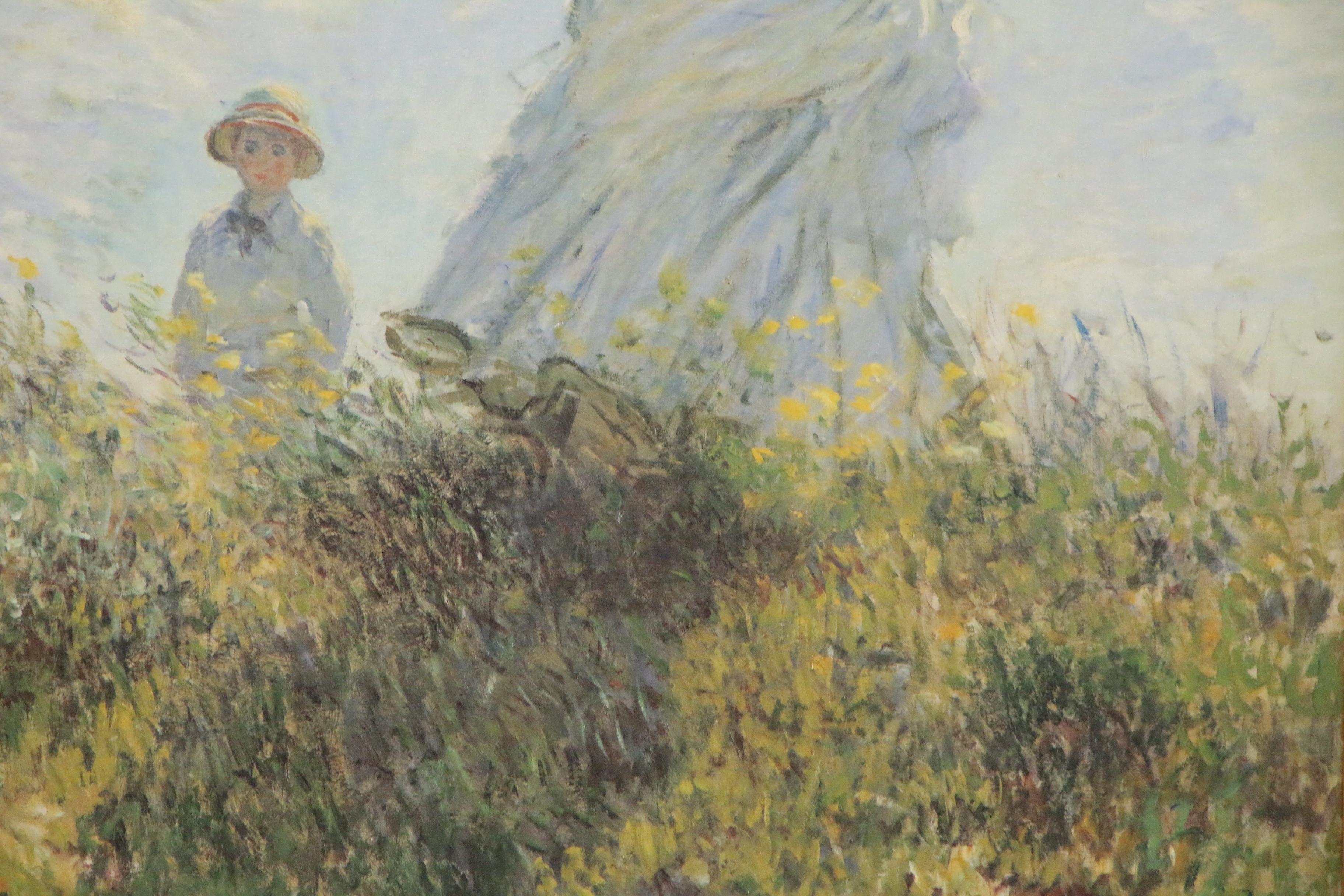 Offset Lithograph after Claude Monet "Woman with a Parasol"