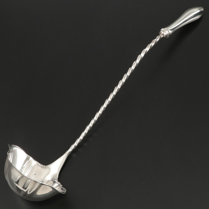 Reed & Barton Sterling Silver Twist Handle Punch Ladle