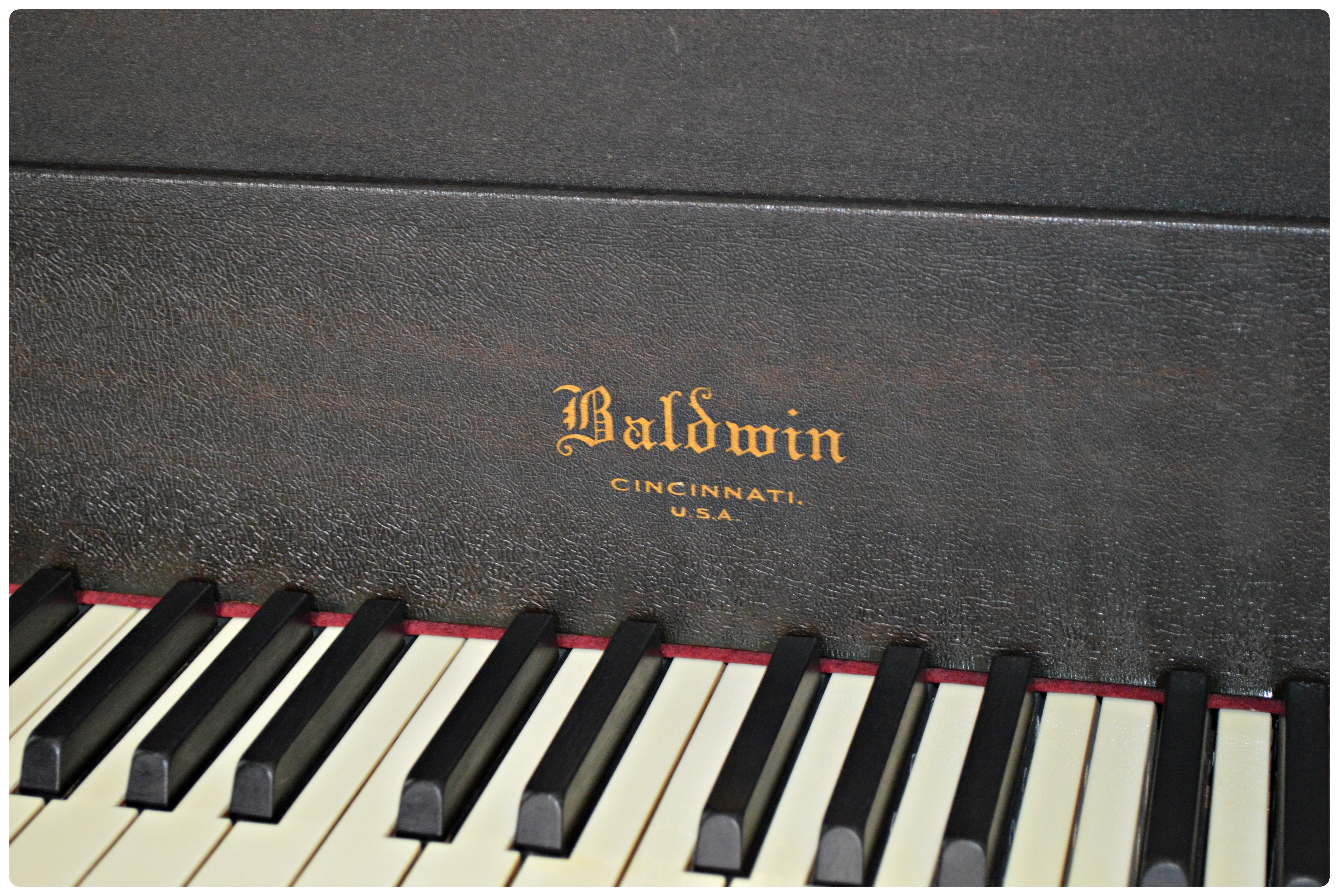 Baldwin Ebonized Baby Grand Piano, 1925