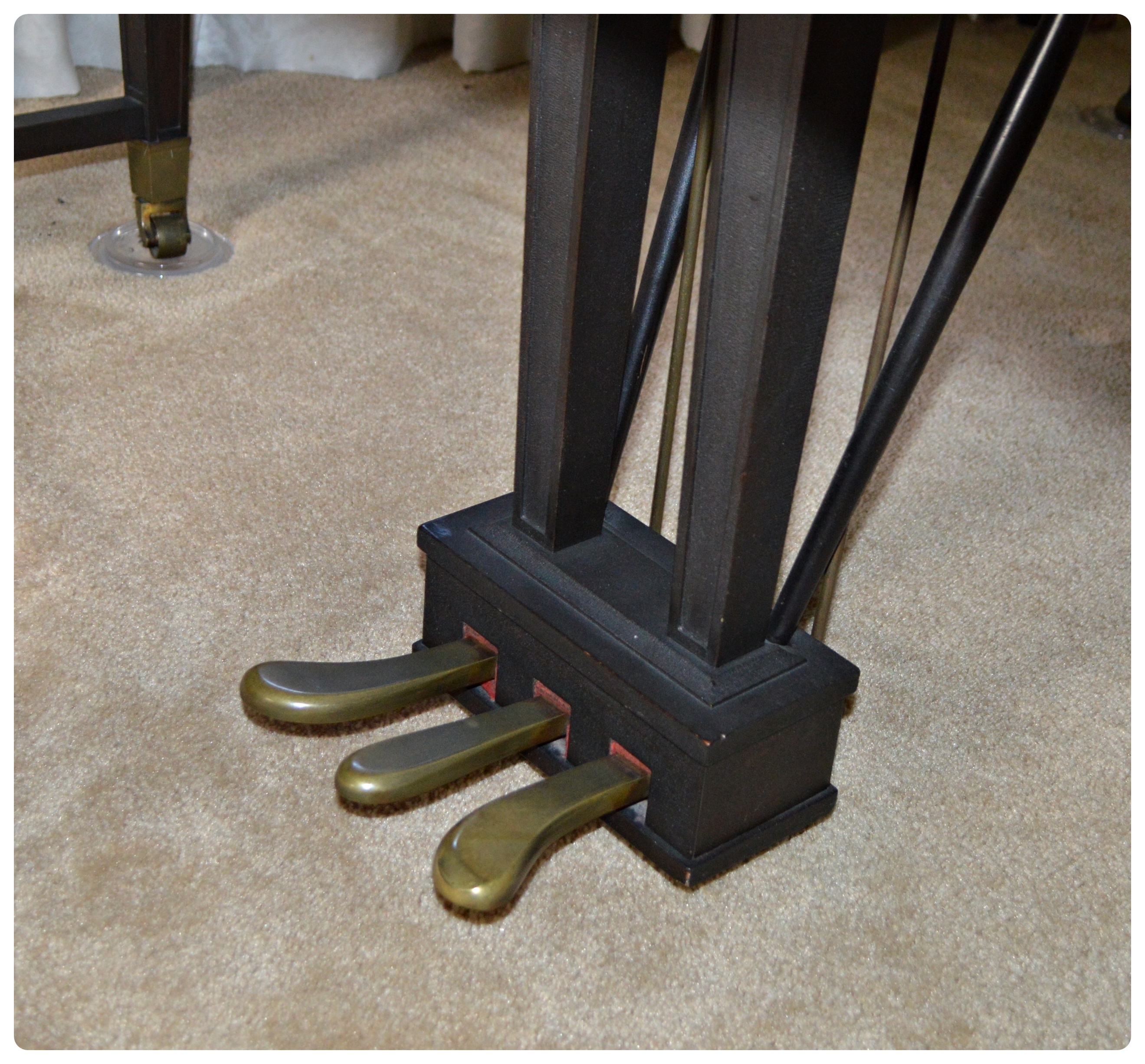 Baldwin Ebonized Baby Grand Piano, 1925