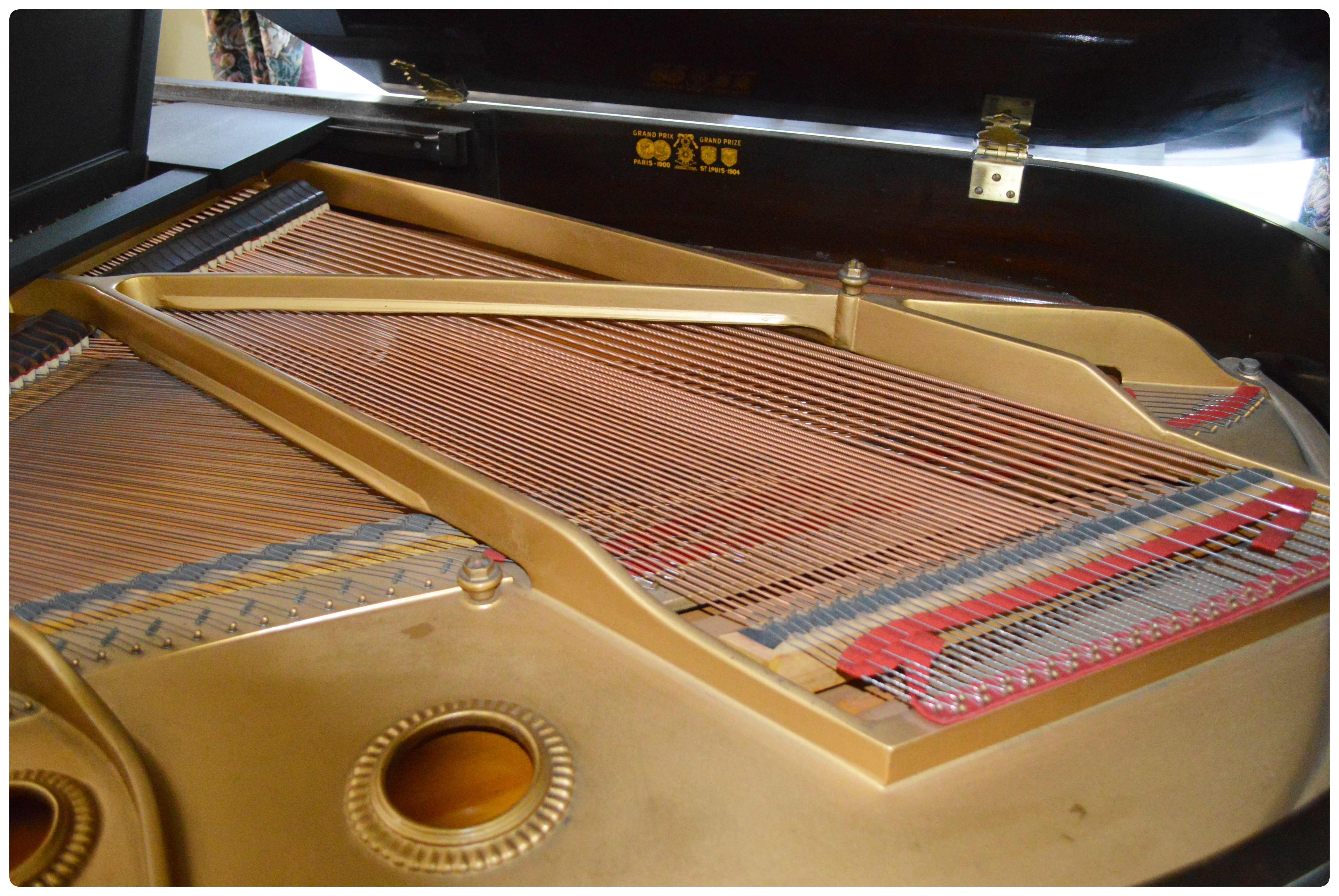 Baldwin Ebonized Baby Grand Piano, 1925