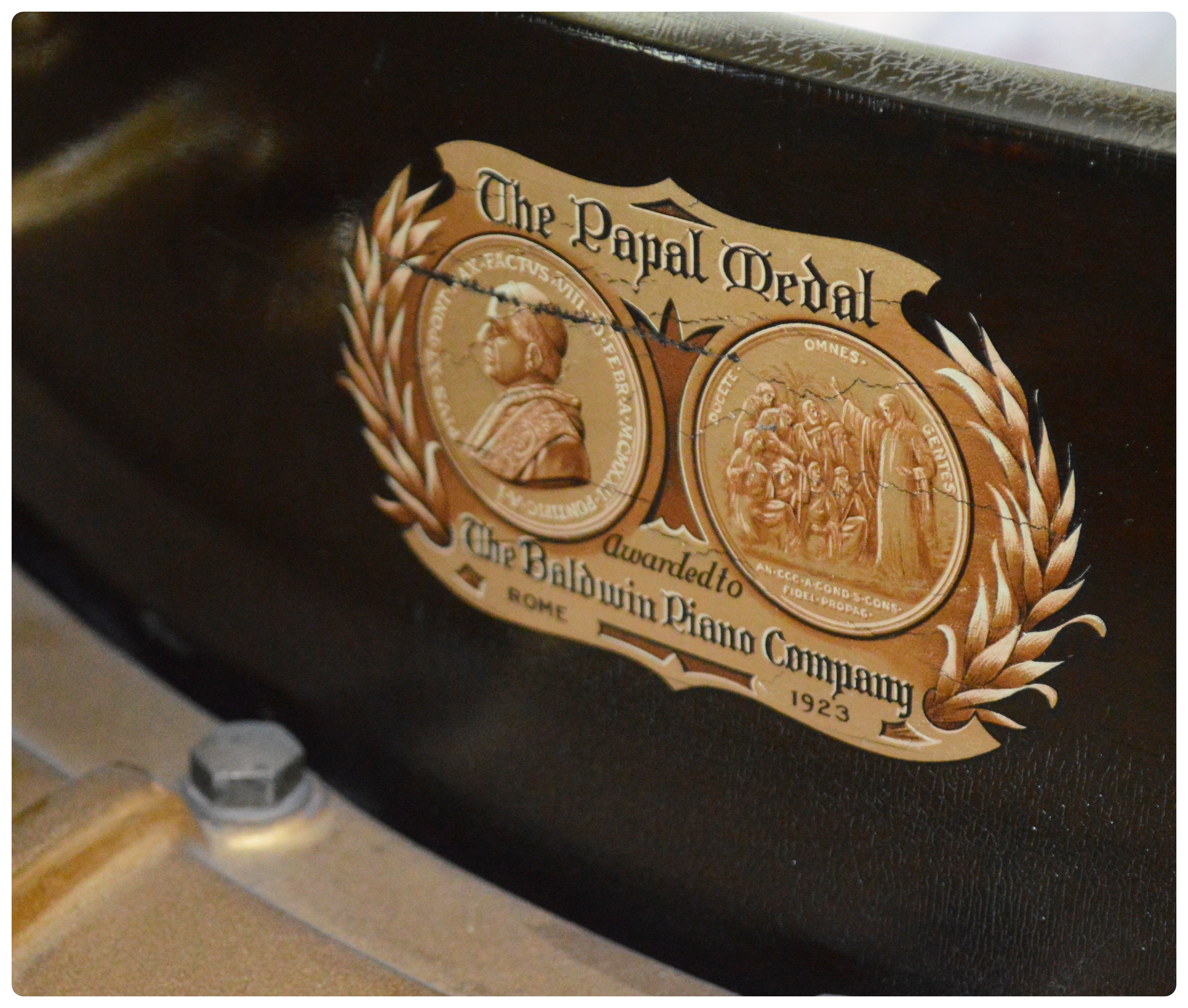 Baldwin Ebonized Baby Grand Piano, 1925