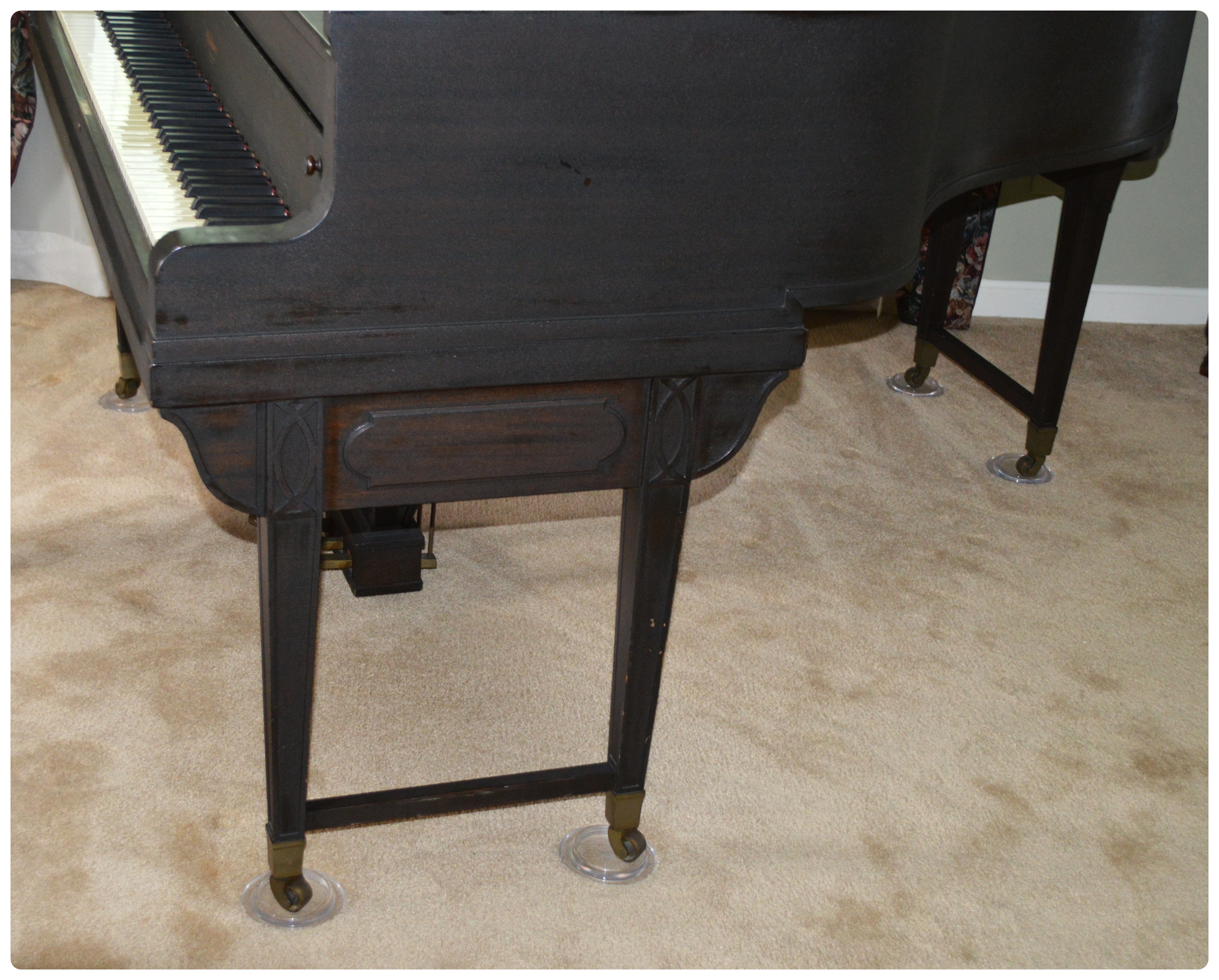 Baldwin Ebonized Baby Grand Piano, 1925