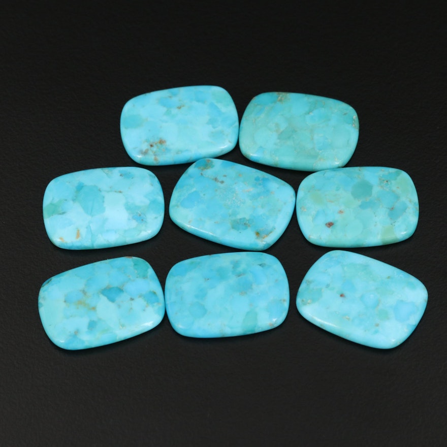 Loose Reconstructed Turquoise Cushion Cabochon