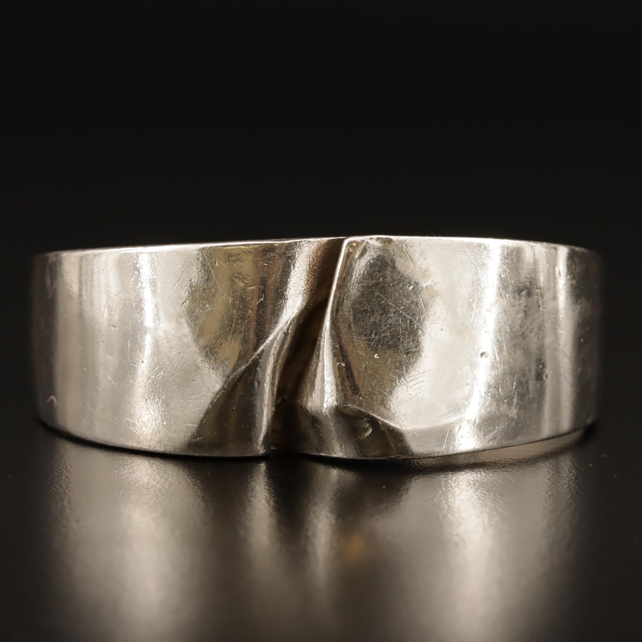 Scandinavian Modern Lapponia Sterling Silver 'Darina's' Cuff