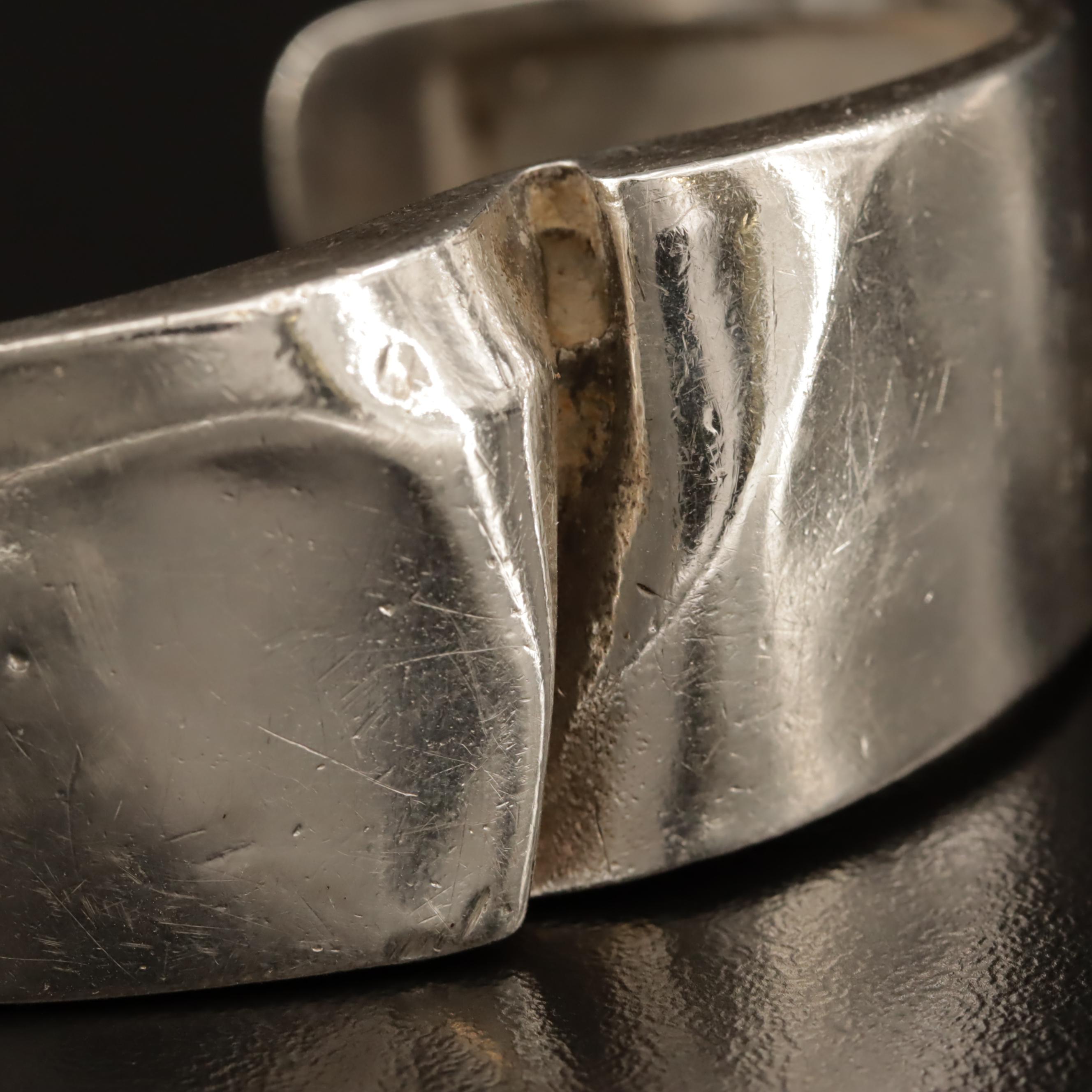 Scandinavian Modern Lapponia Sterling Silver 'Darina's' Cuff