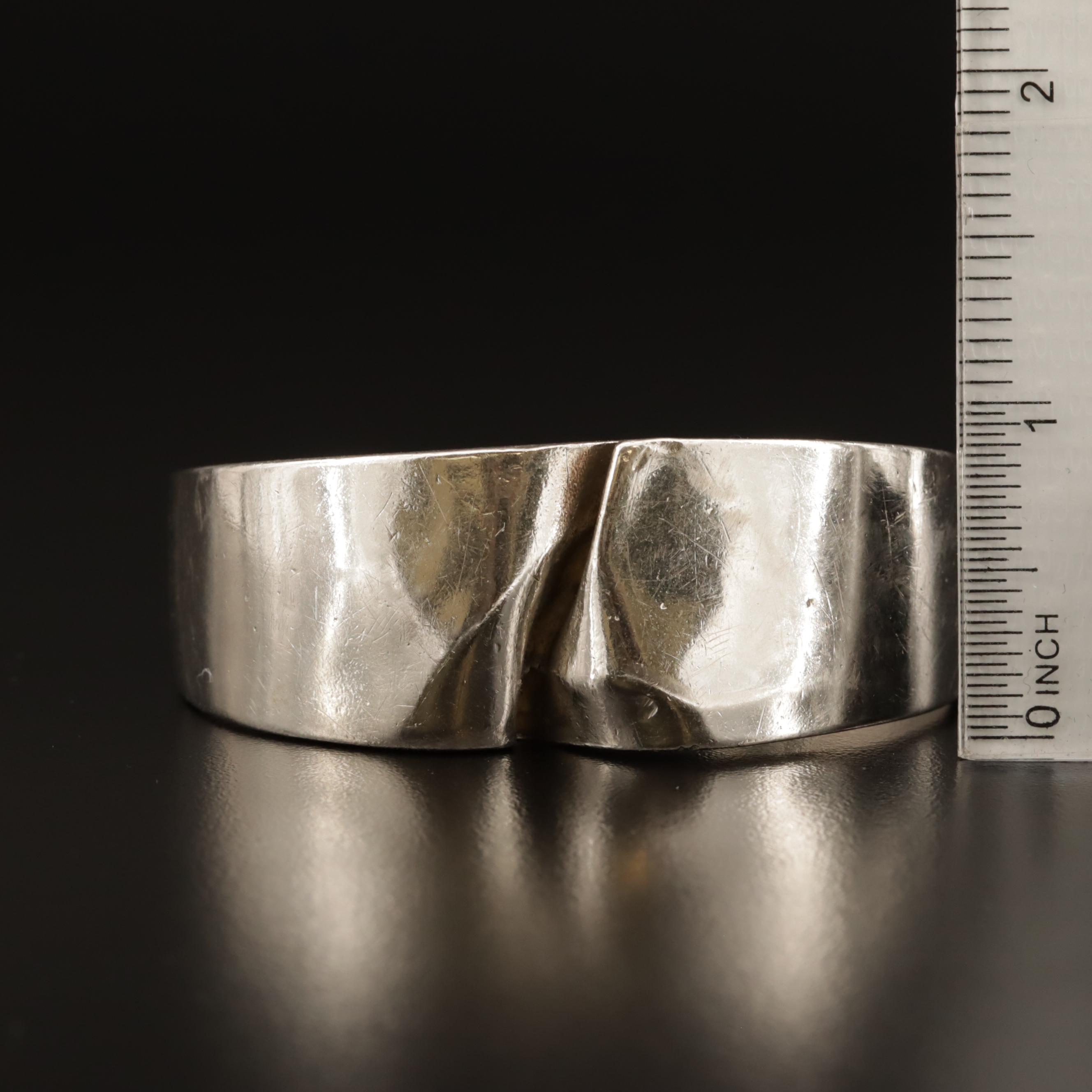 Scandinavian Modern Lapponia Sterling Silver 'Darina's' Cuff