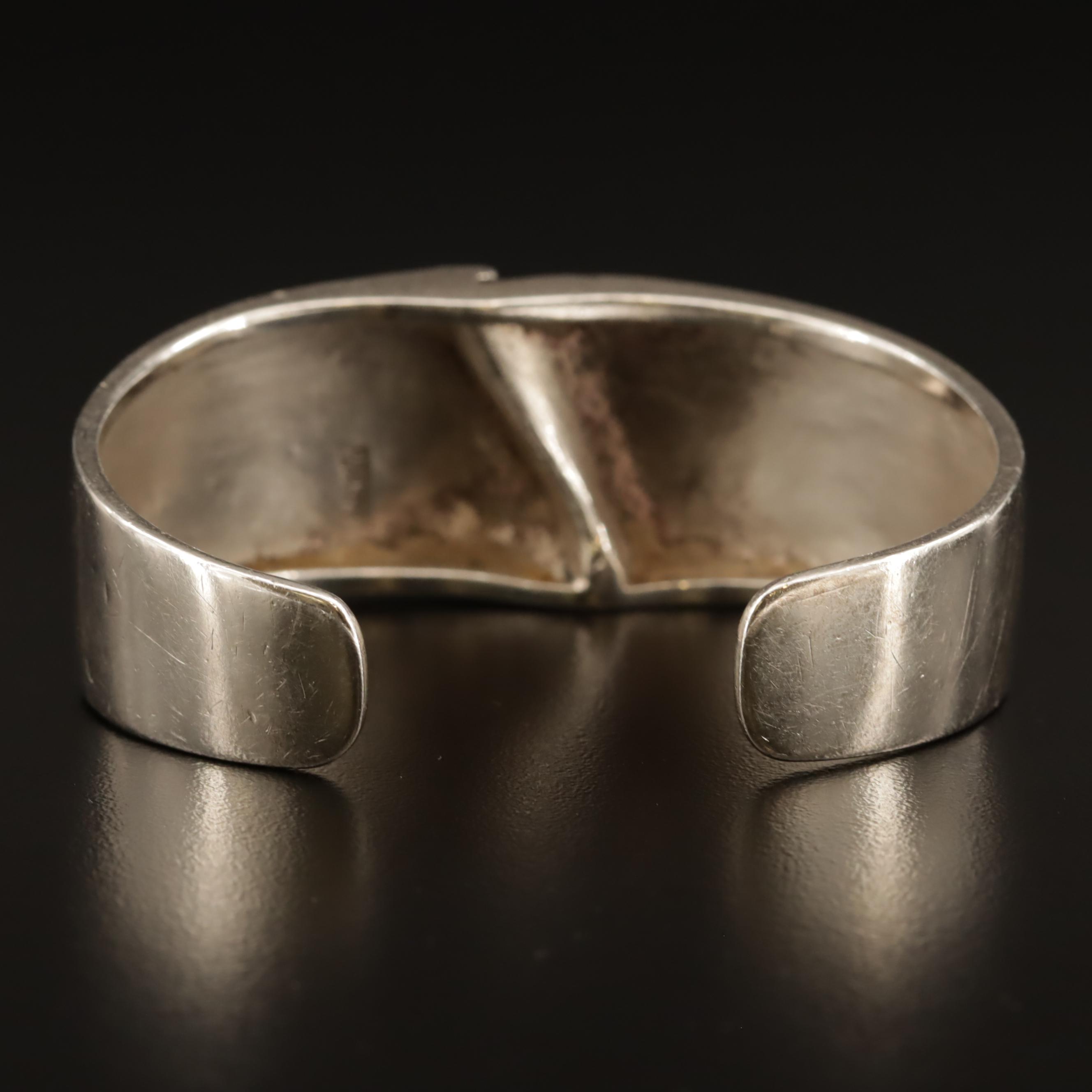 Scandinavian Modern Lapponia Sterling Silver 'Darina's' Cuff