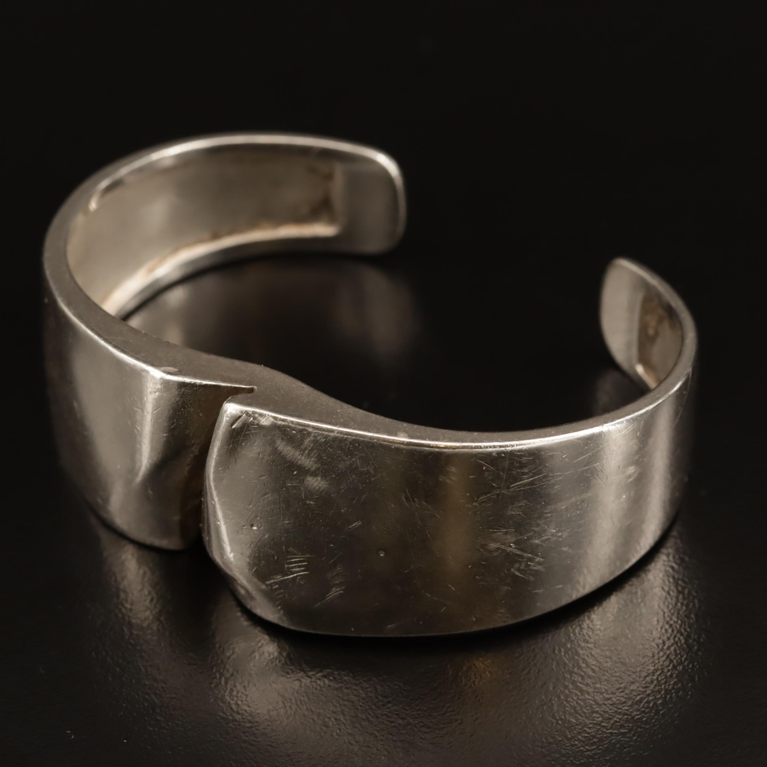 Scandinavian Modern Lapponia Sterling Silver 'Darina's' Cuff