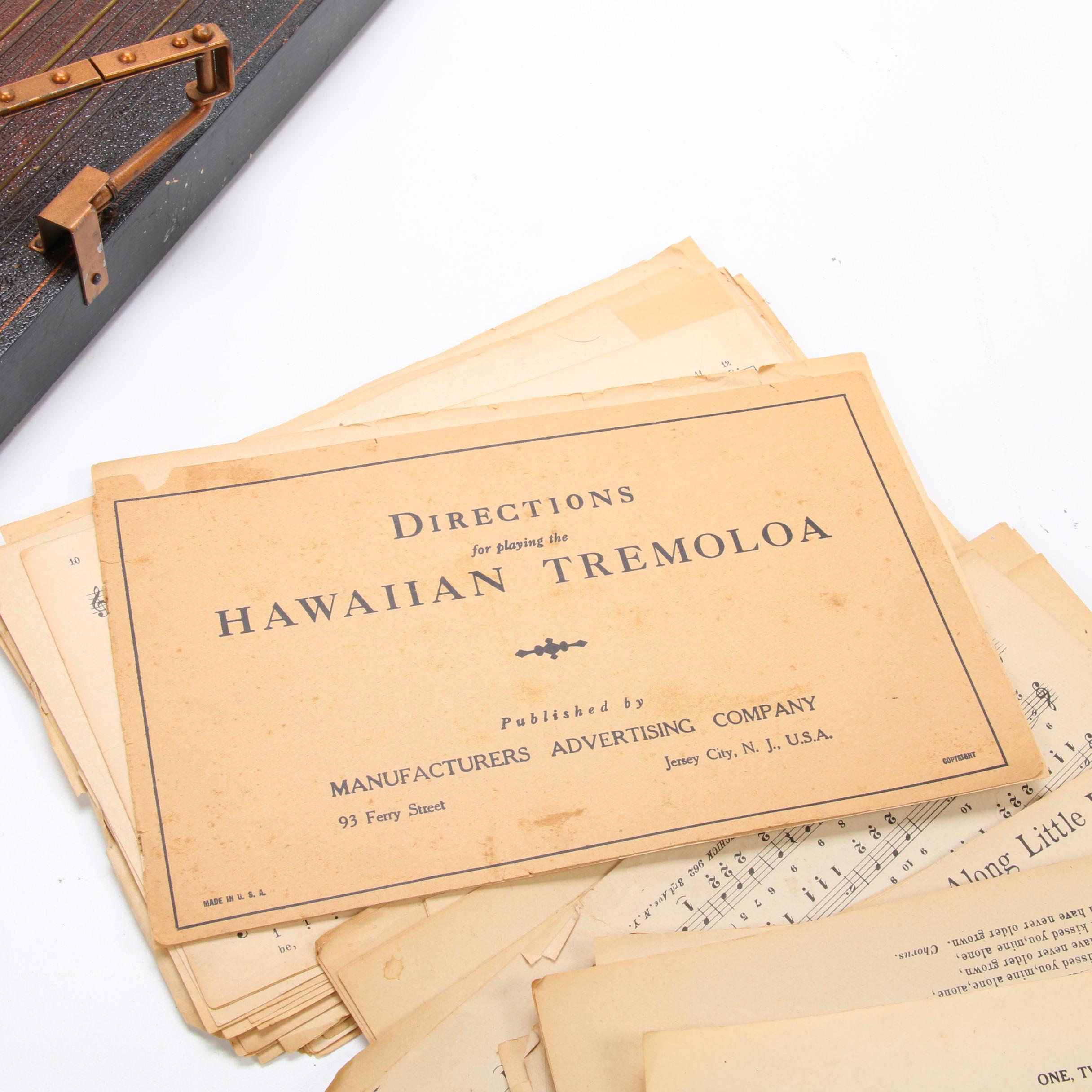 1940s Hawaiian Tremoloa Fretless Zither