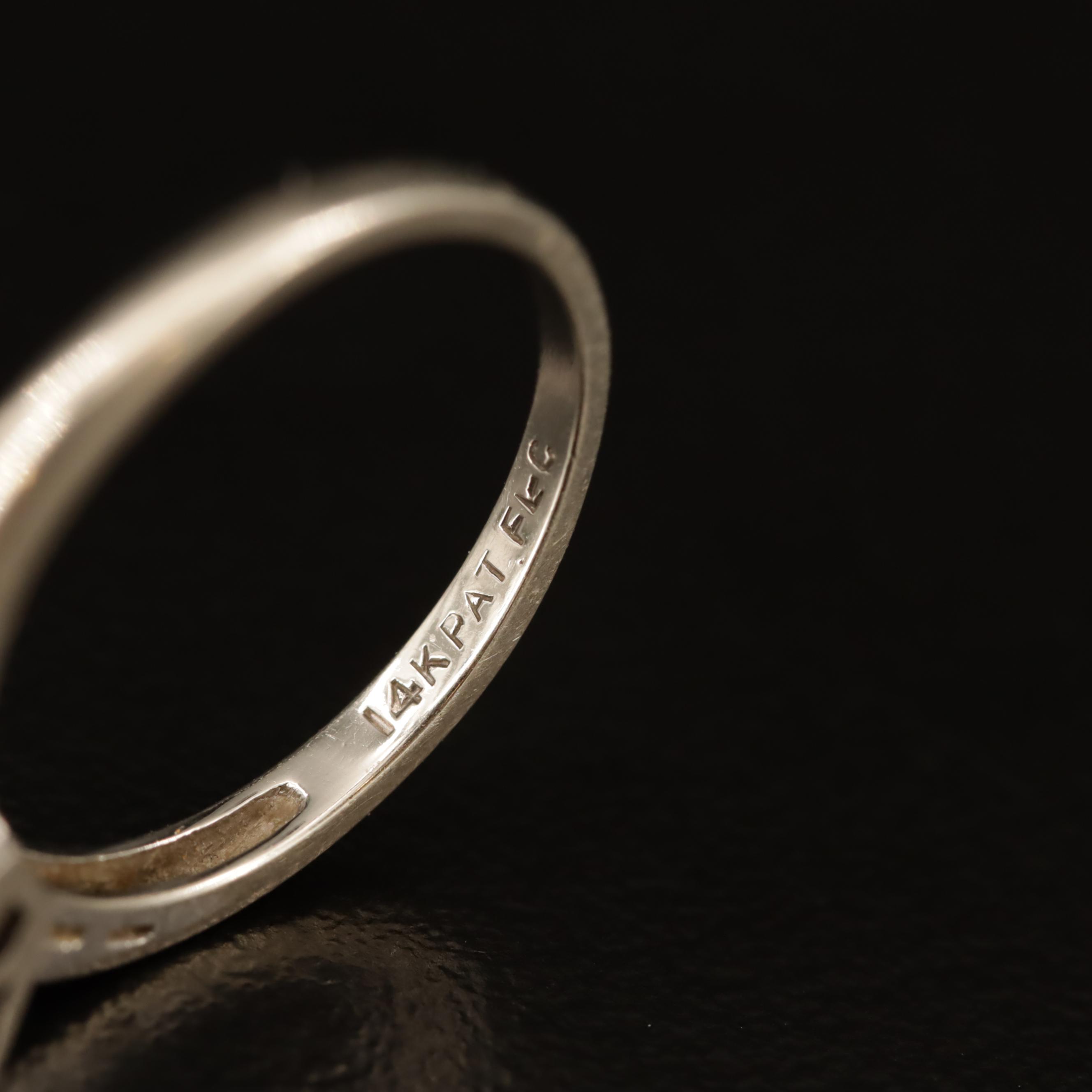 Vintage 14K Diamond Ring Set