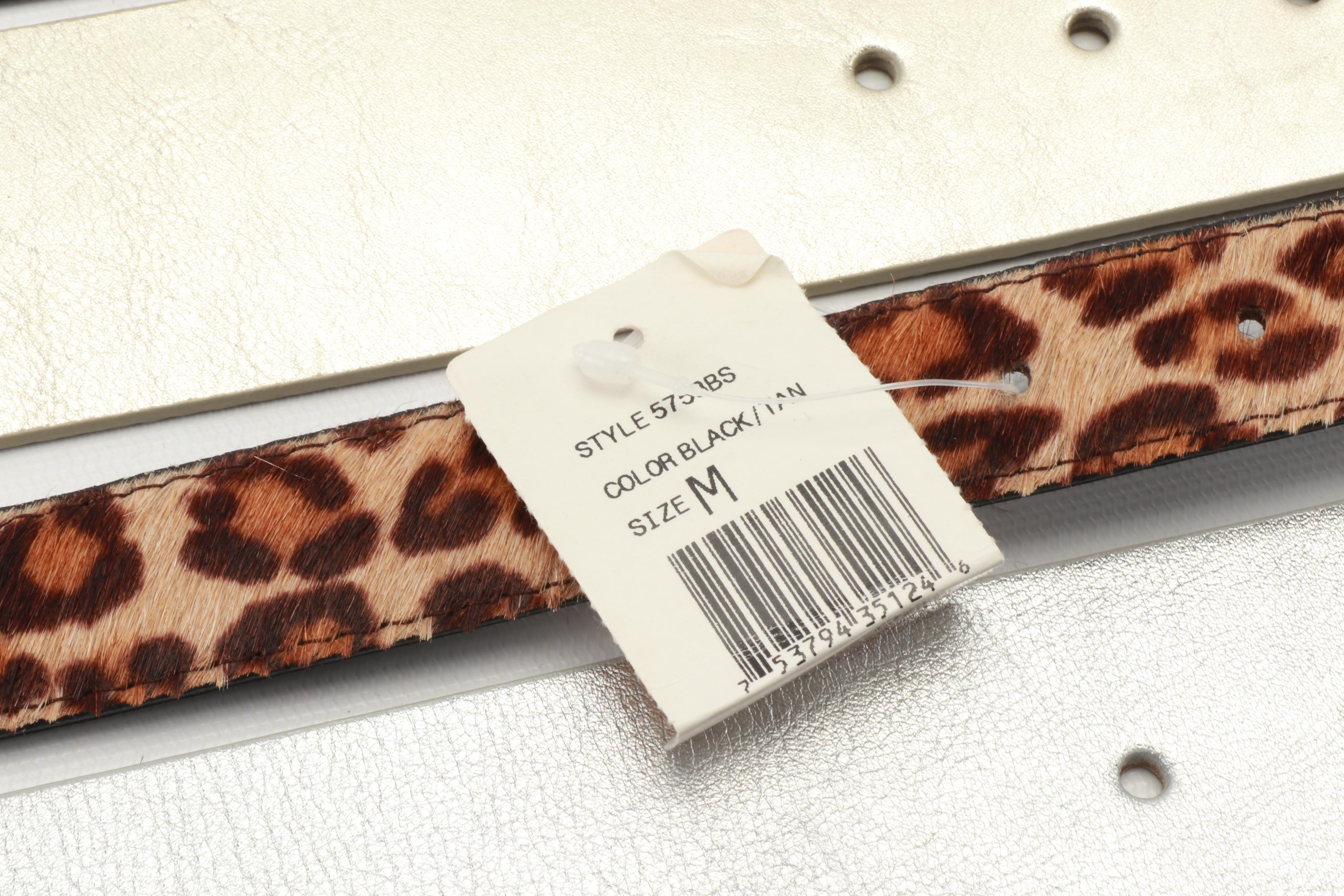 Johnny Farah Cowhide Belt, Calvin Klein Metallic Leather Belts and More