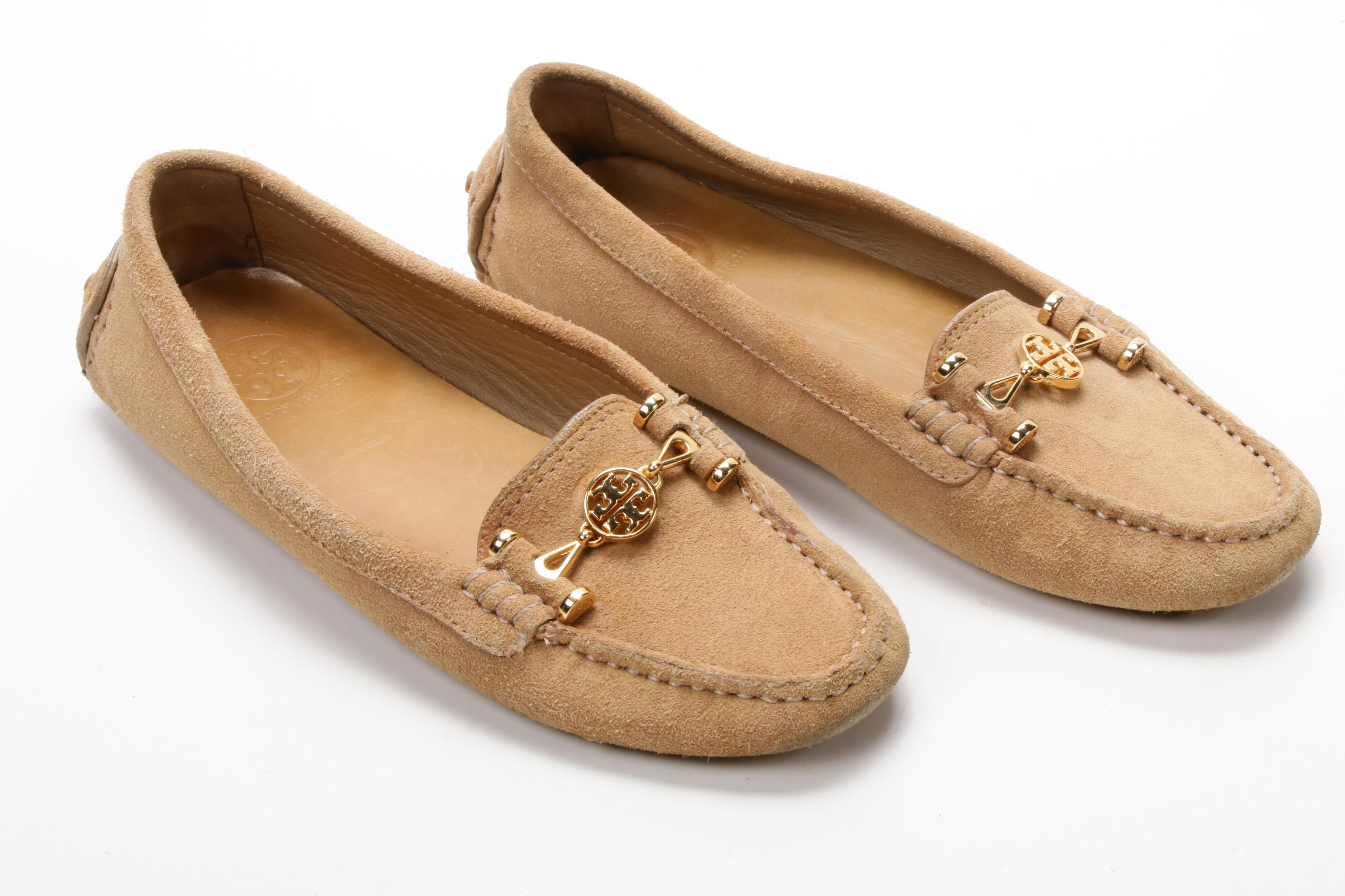 Tory Burch Daria Suede Driving Loafers