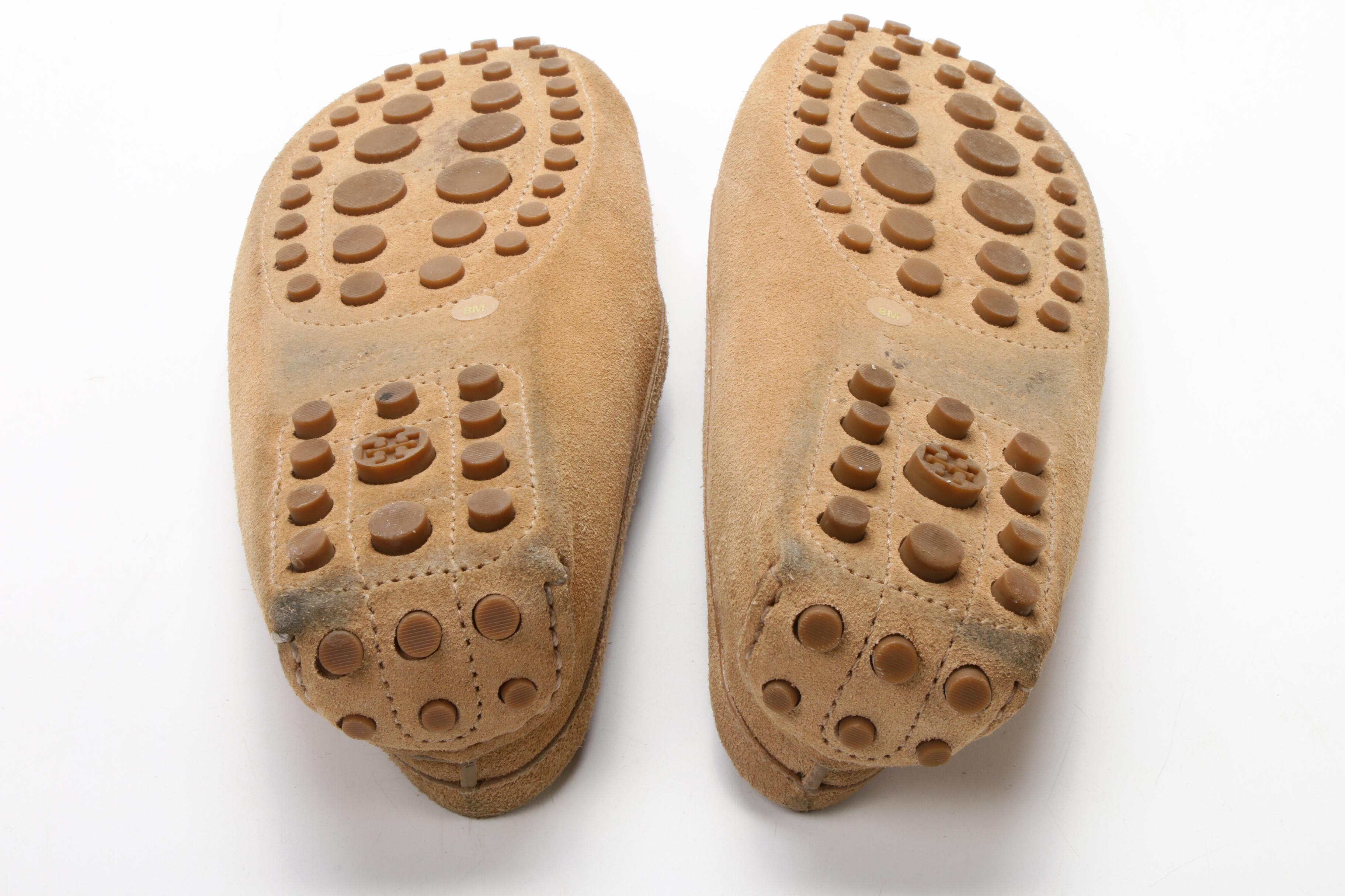 Tory Burch Daria Suede Driving Loafers