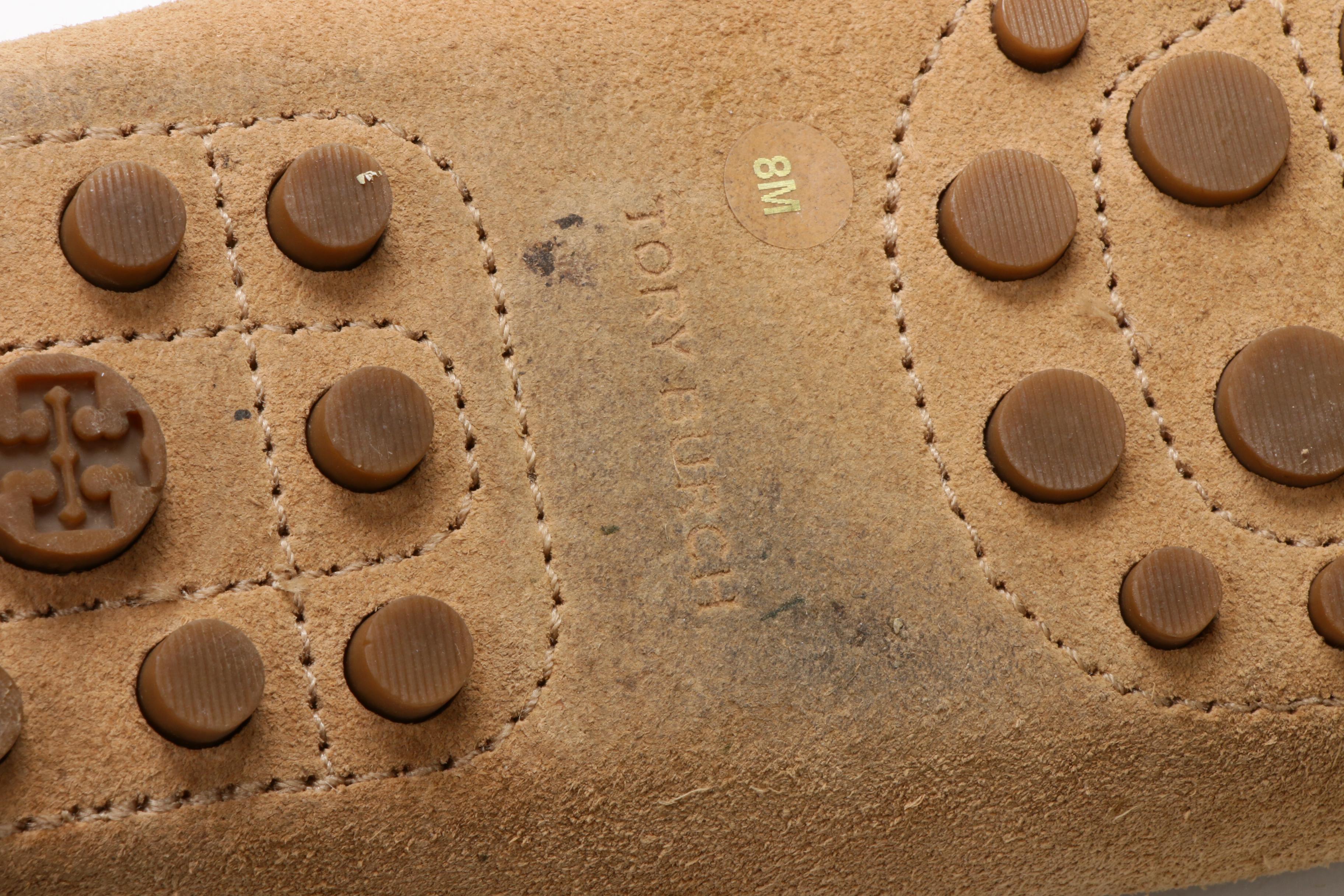 Tory Burch Daria Suede Driving Loafers