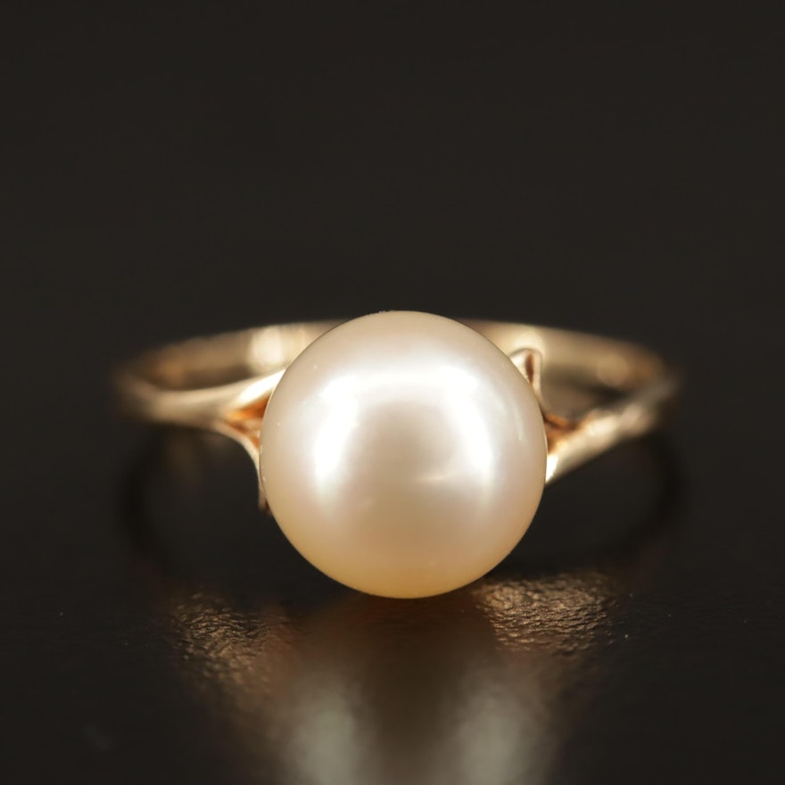 Mikimoto 14K Pearl Ring