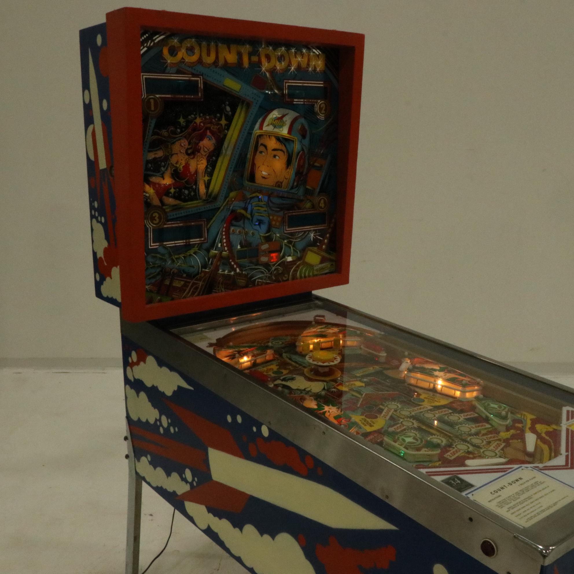 "Count Down" Pinball Machine, 1979