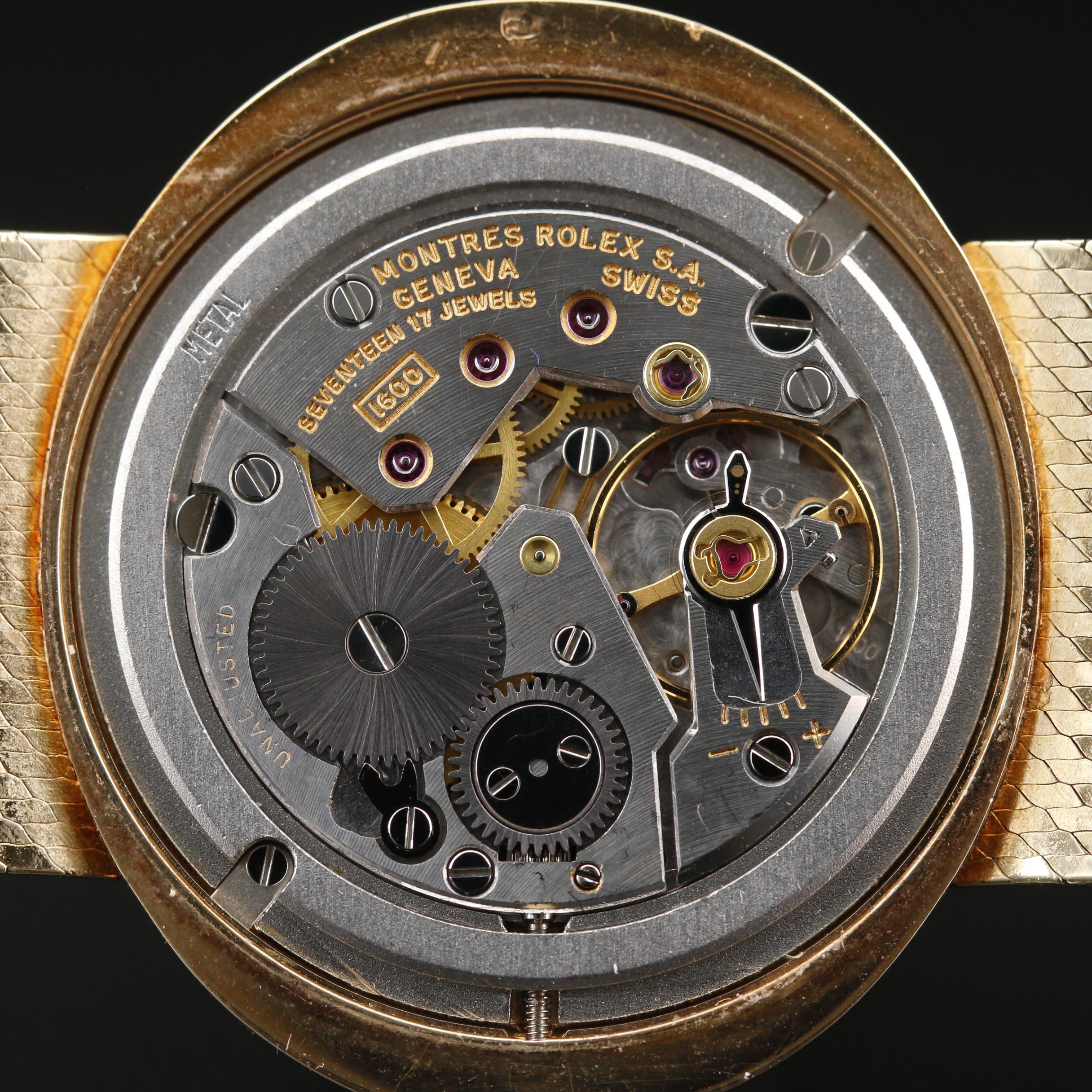 14K Rolex Cellini Stem Wind Watch