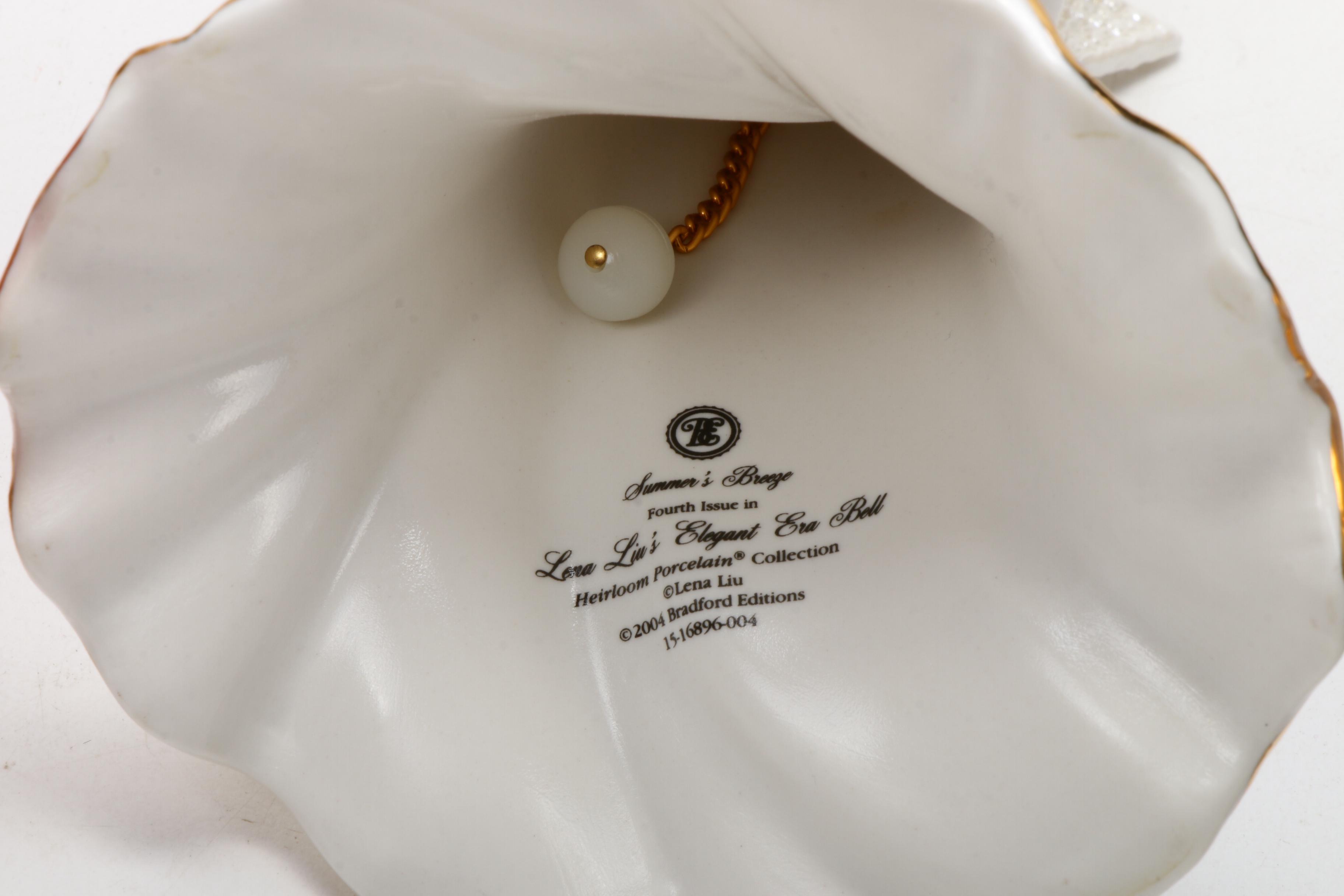 Bradford Exchange "Lena Liu's Elegant Era Bell" Heirloom Porcelain Figurines