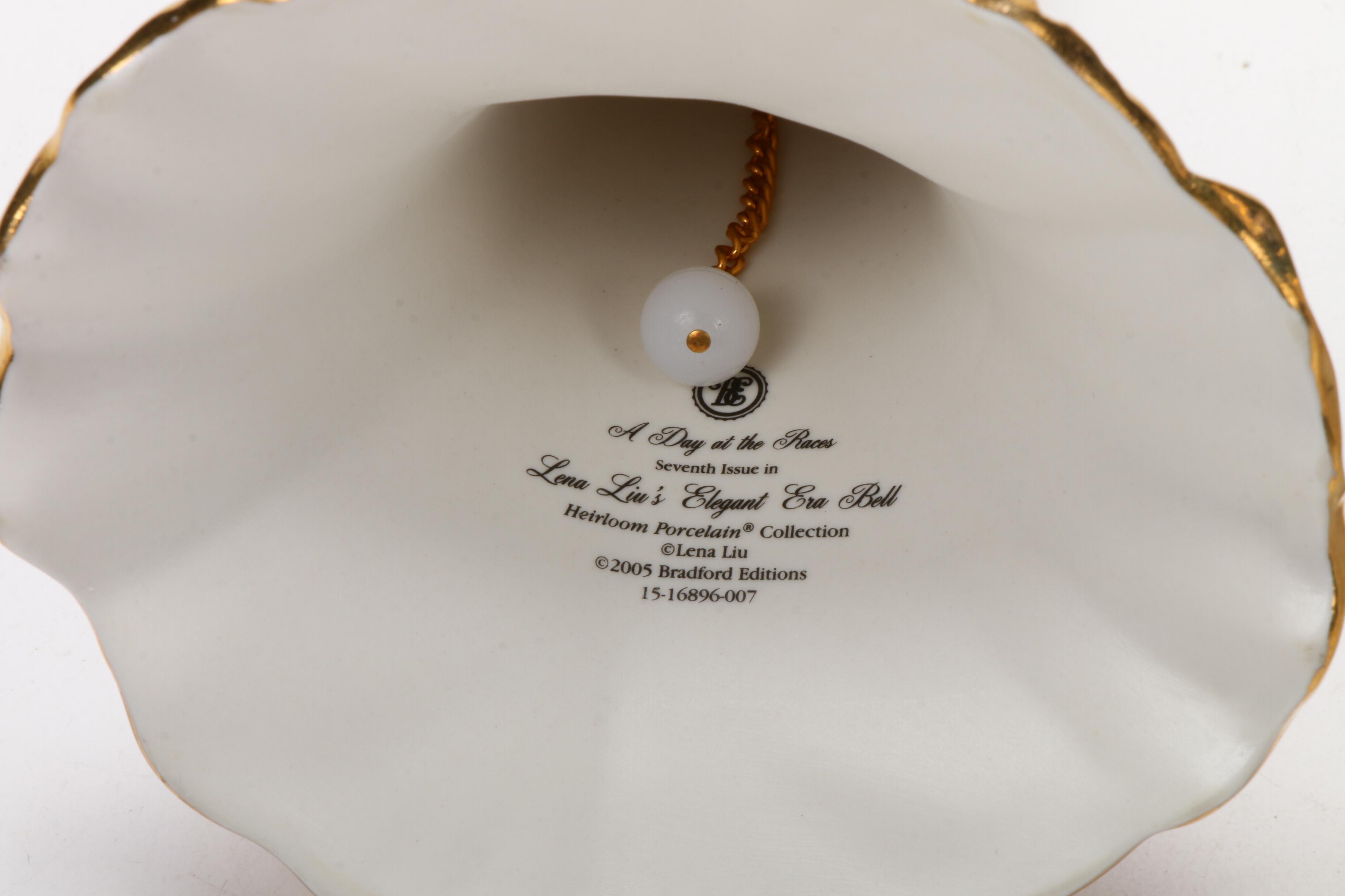 Bradford Exchange "Lena Liu's Elegant Era Bell" Heirloom Porcelain Figurines