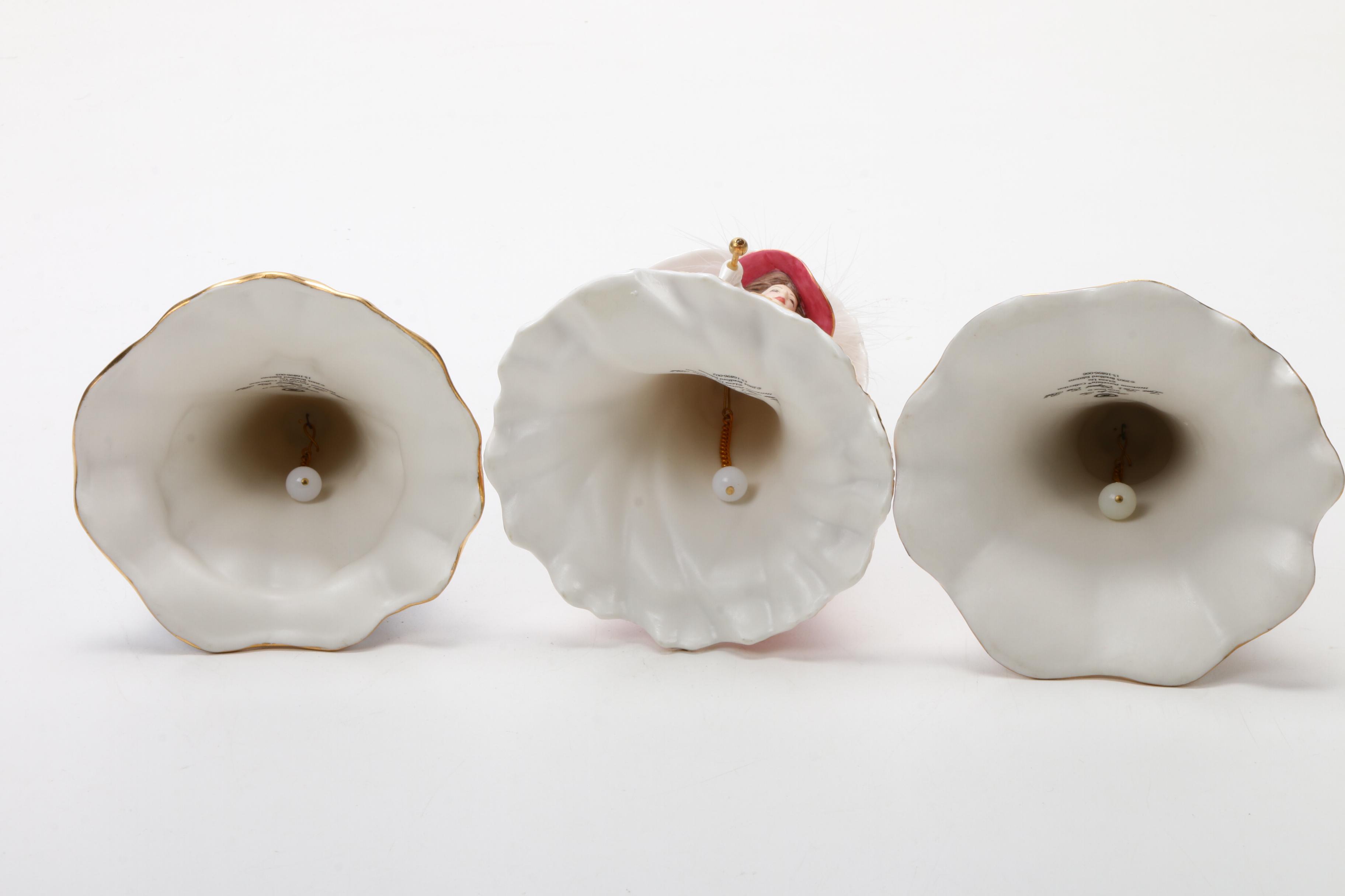 Bradford Exchange "Lena Liu's Elegant Era Bell" Heirloom Porcelain Figurines