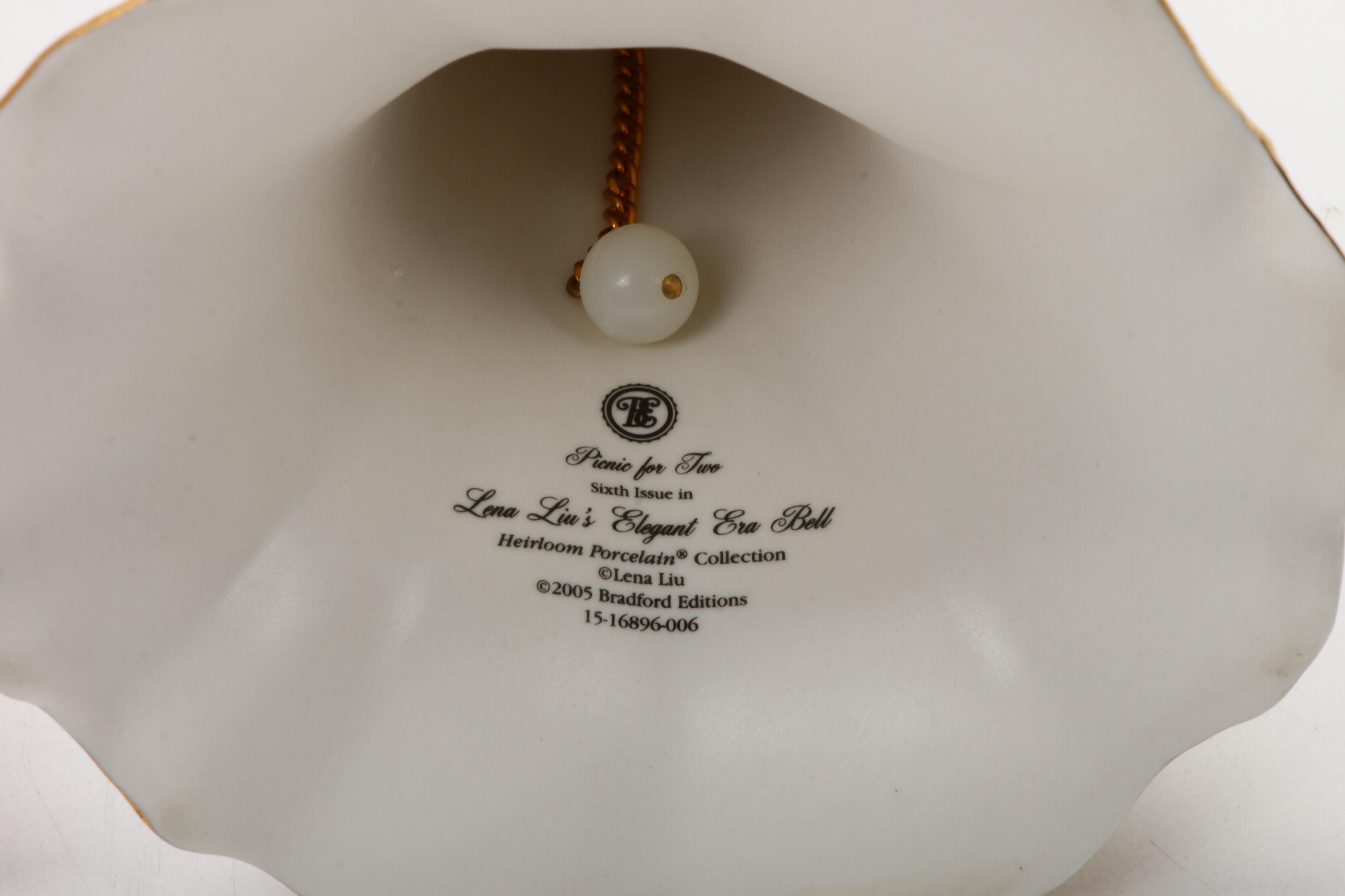 Bradford Exchange "Lena Liu's Elegant Era Bell" Heirloom Porcelain Figurines