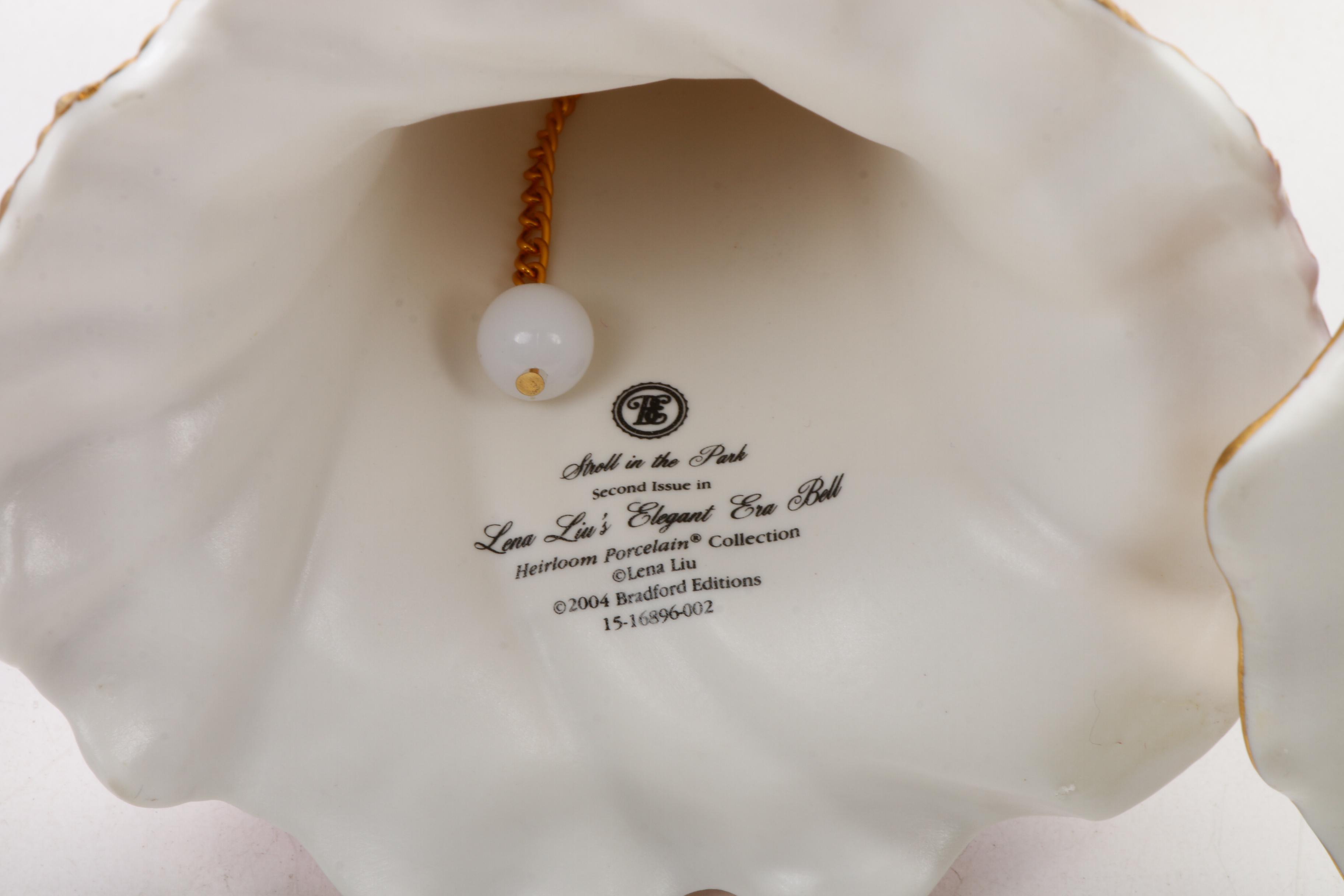 Bradford Exchange "Lena Liu's Elegant Era Bell" Heirloom Porcelain Figurines